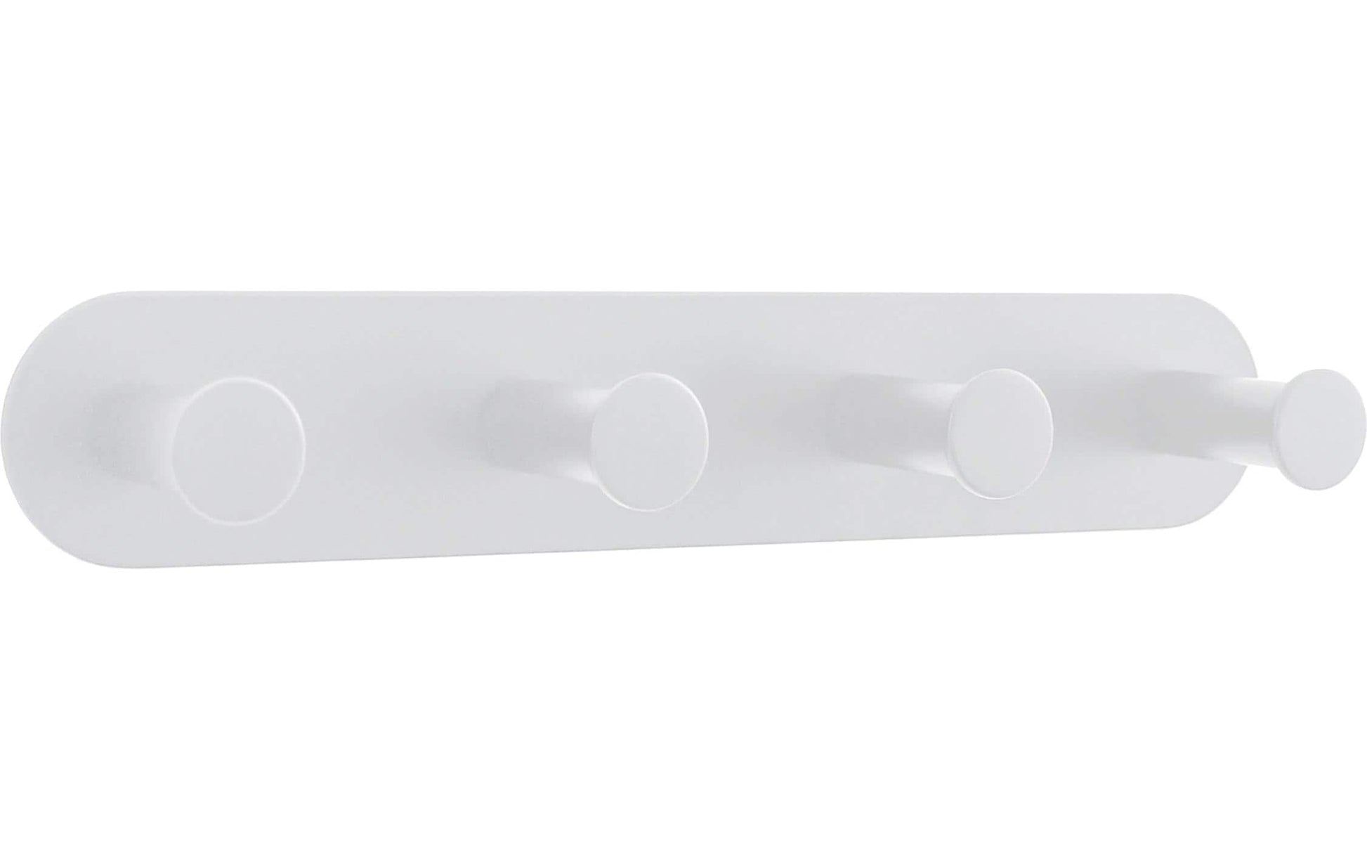 Spirella Klebehaken – Stahl, Weiss matt, 4 kg, Klebestreifen, 25,5×4,5 cm