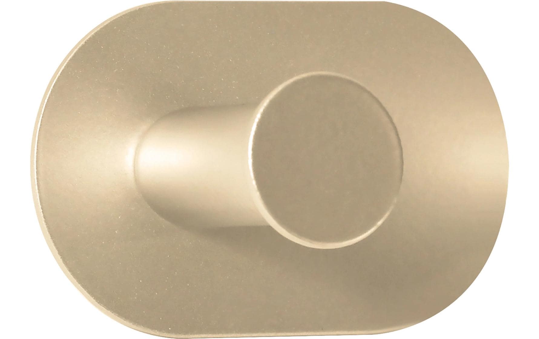 Spirella Klebehaken – Stahl, Mattgold, 1,5 kg, 7,5×4,5 cm, 6er-Set