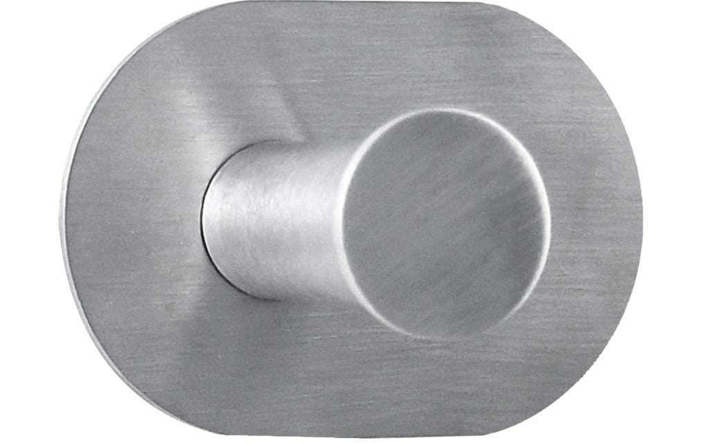 Spirella Haken – Edelstahl matt, 1,5 kg, Klebestreifen, 7,5×4,5 cm, 6er-Set