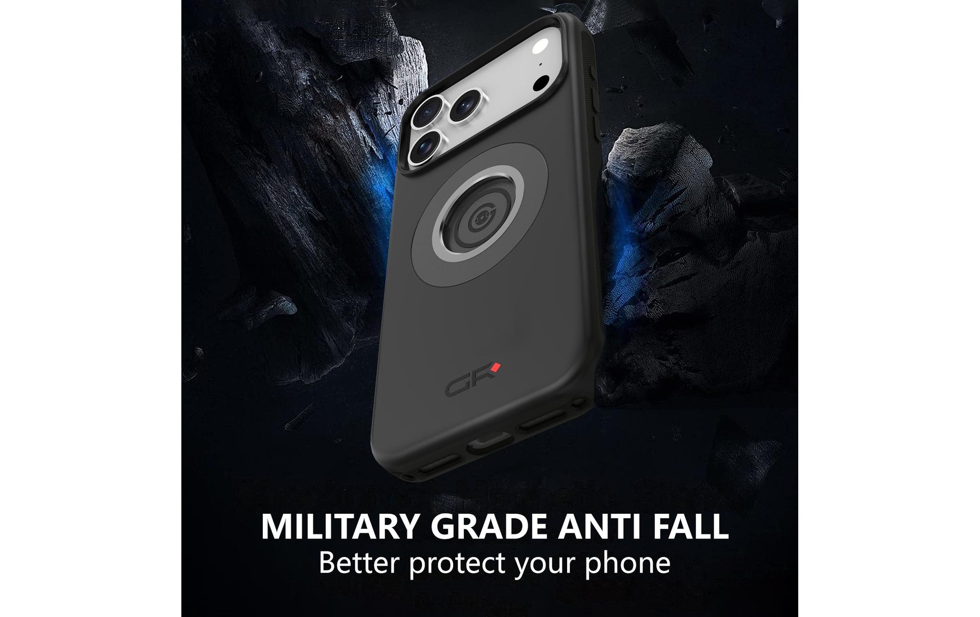 Grxplore M66 Backcover – für Apple iPhone 17 Pro Max, MagSafe, Schwarz, GRxplore Quick-Release System