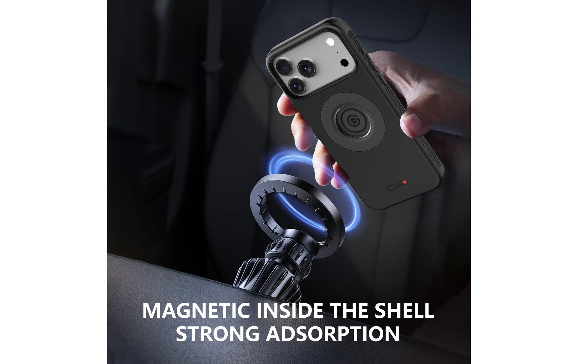 Grxplore M66 Backcover – für Apple iPhone 17 Pro Max, MagSafe, Schwarz, GRxplore Quick-Release System