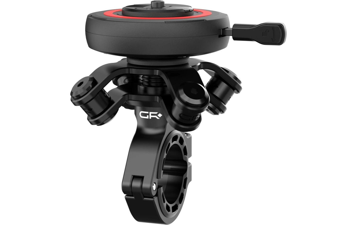 Grxplore MS67 – Fahrrad-/Motorrad-Halterung – magnetisch, 360°-Ausrichtung – für Fahrradlenker – Schwarz