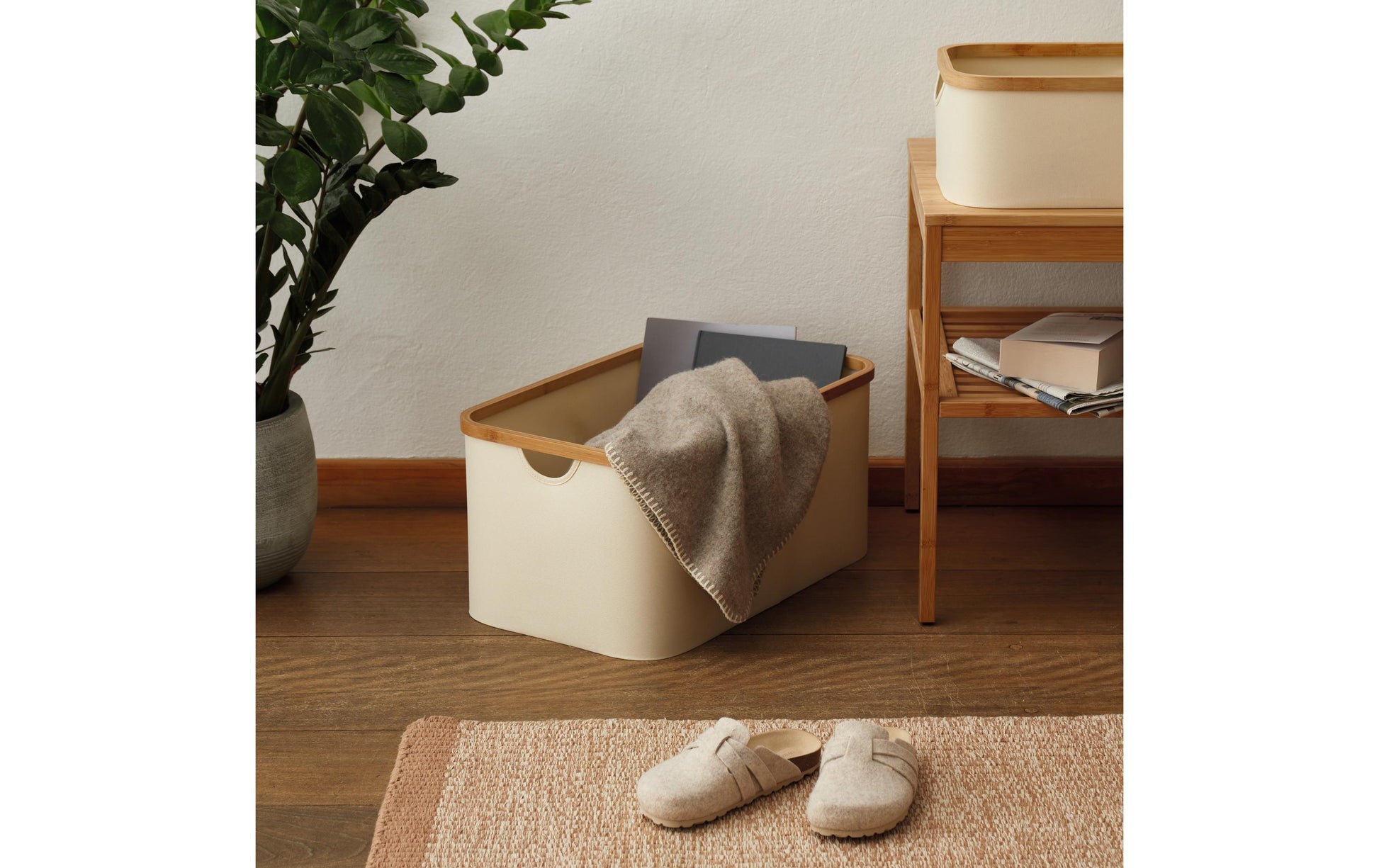 Lumaland Aufbewahrungsbox – Holz – Beige