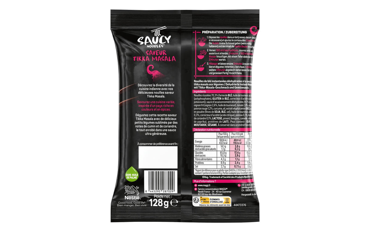 Maggi Instantnudeln Tikka Masala – 128 g