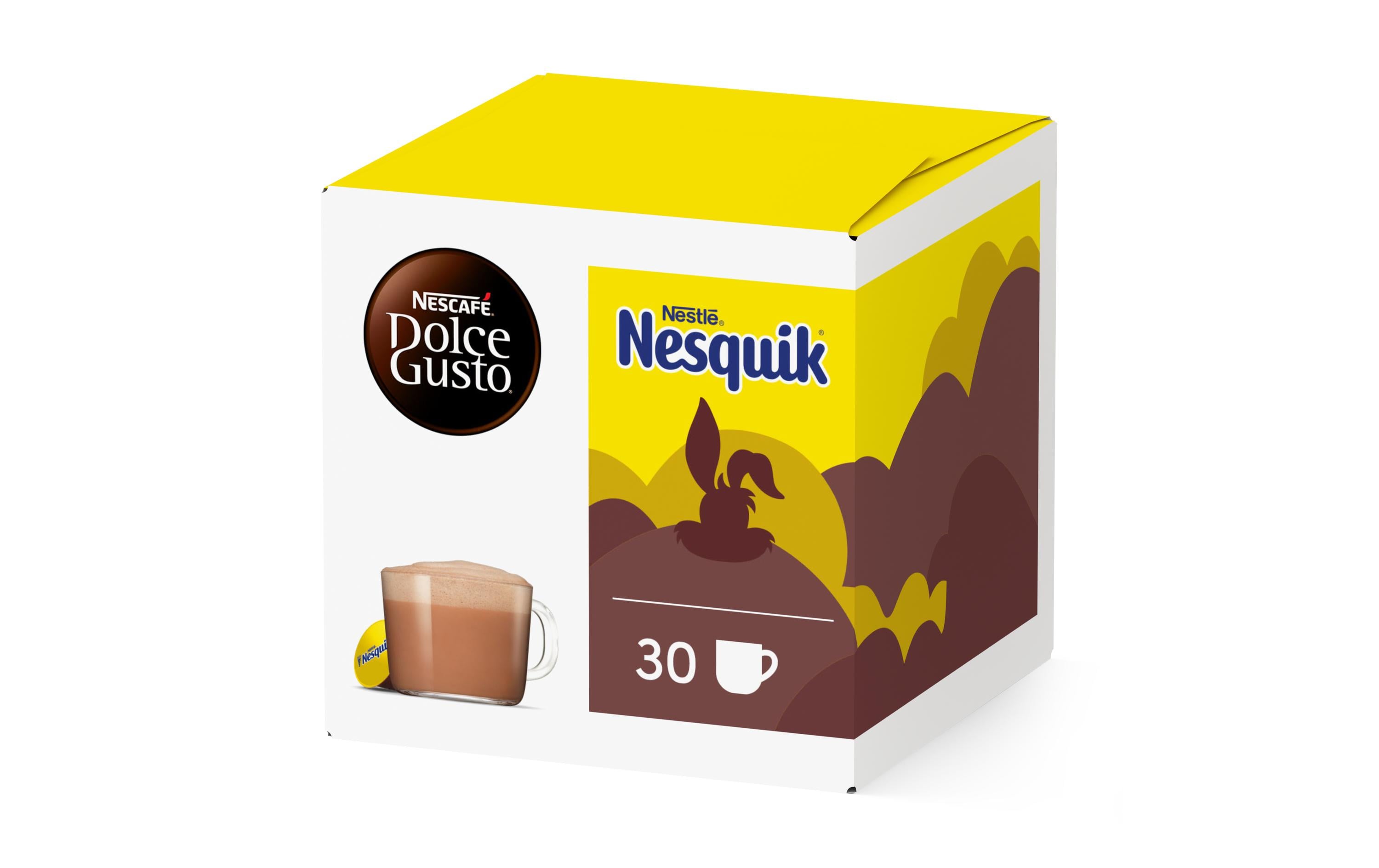 Nescafé Nesquik – Kapseln für Dolce Gusto – Schokolade, entkoffeiniert, 30 Kapseln