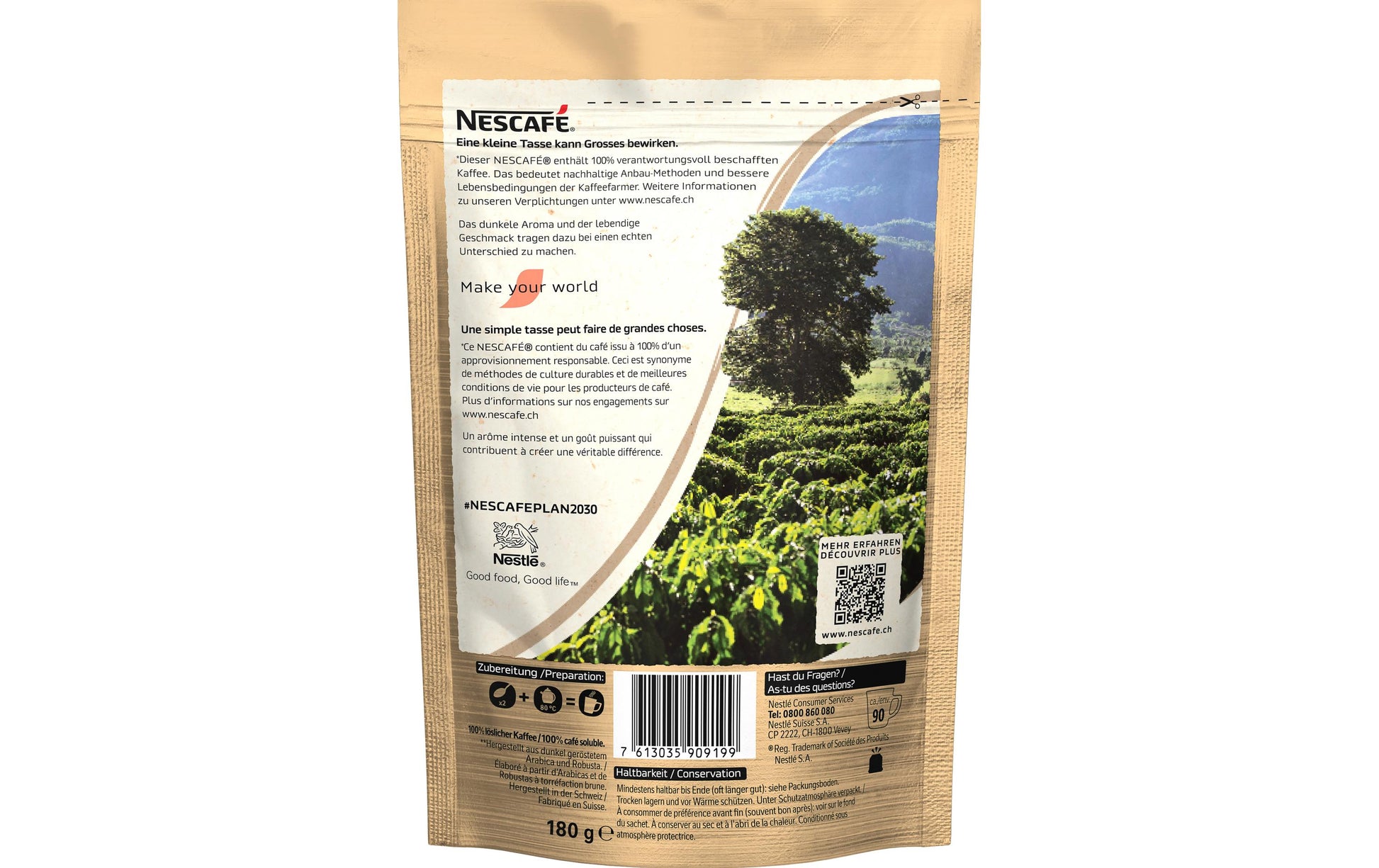 Nescafé Gold AllItaliana – Instantgetränk – Espresso, 180 g