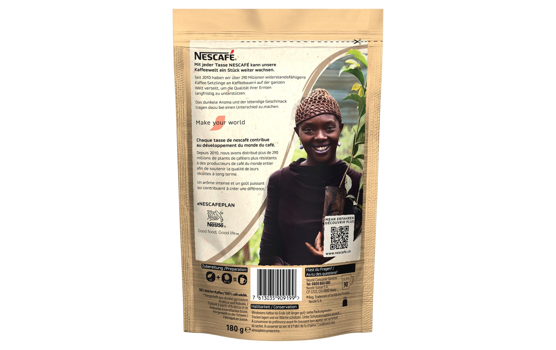 Nescafé Gold AllItaliana – Instantgetränk – Espresso, 180 g