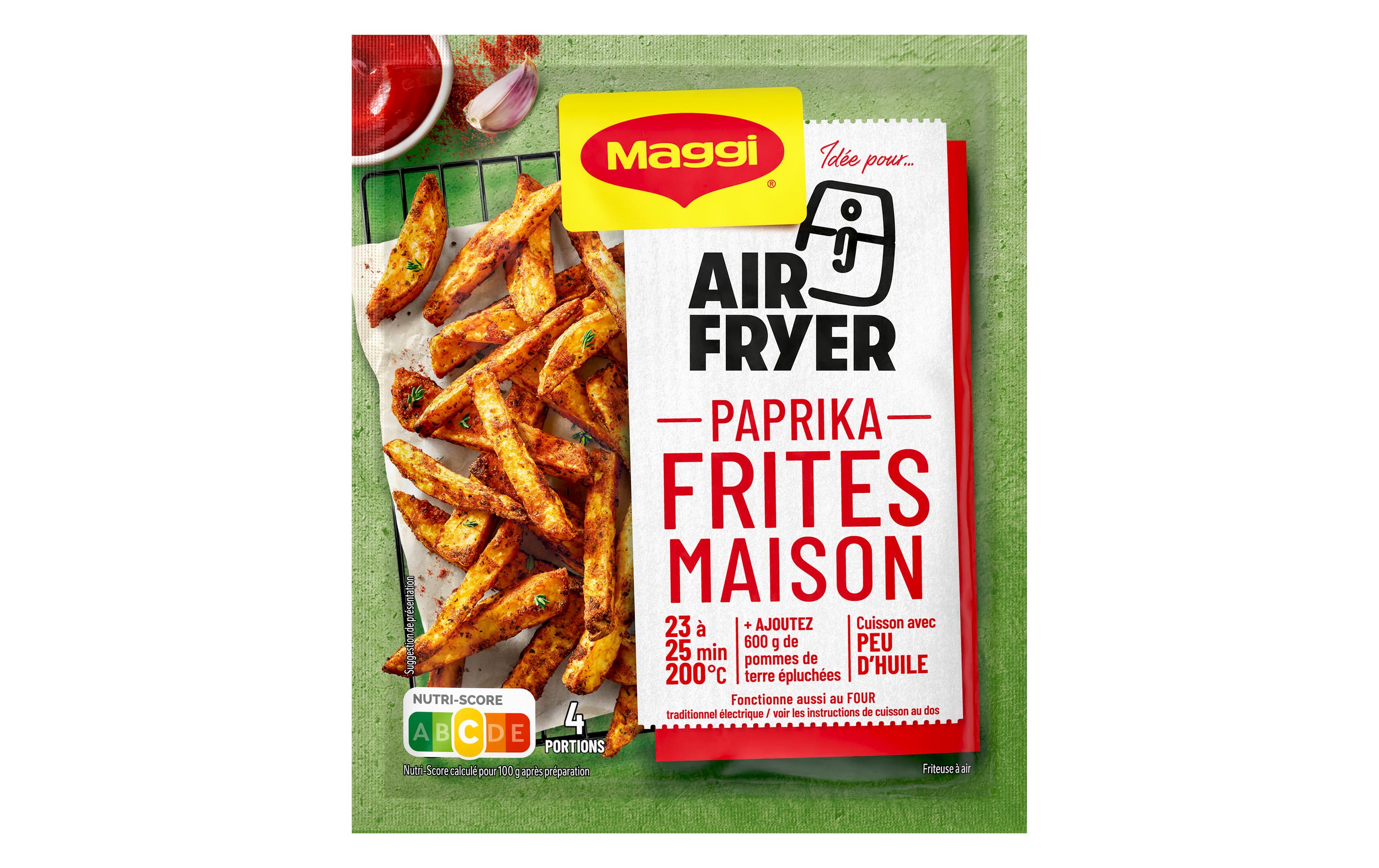 Maggi Gewürzmischung für Pommes frites Paprika – 34 g