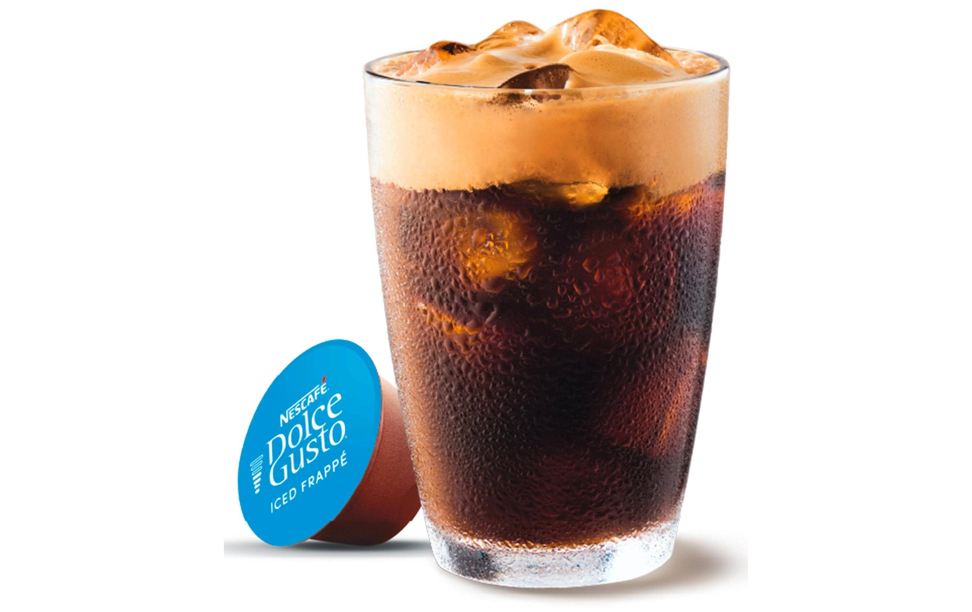 Nescafé Iced Frappe – Kapseln für Dolce Gusto – Caramel, 16 Kapseln