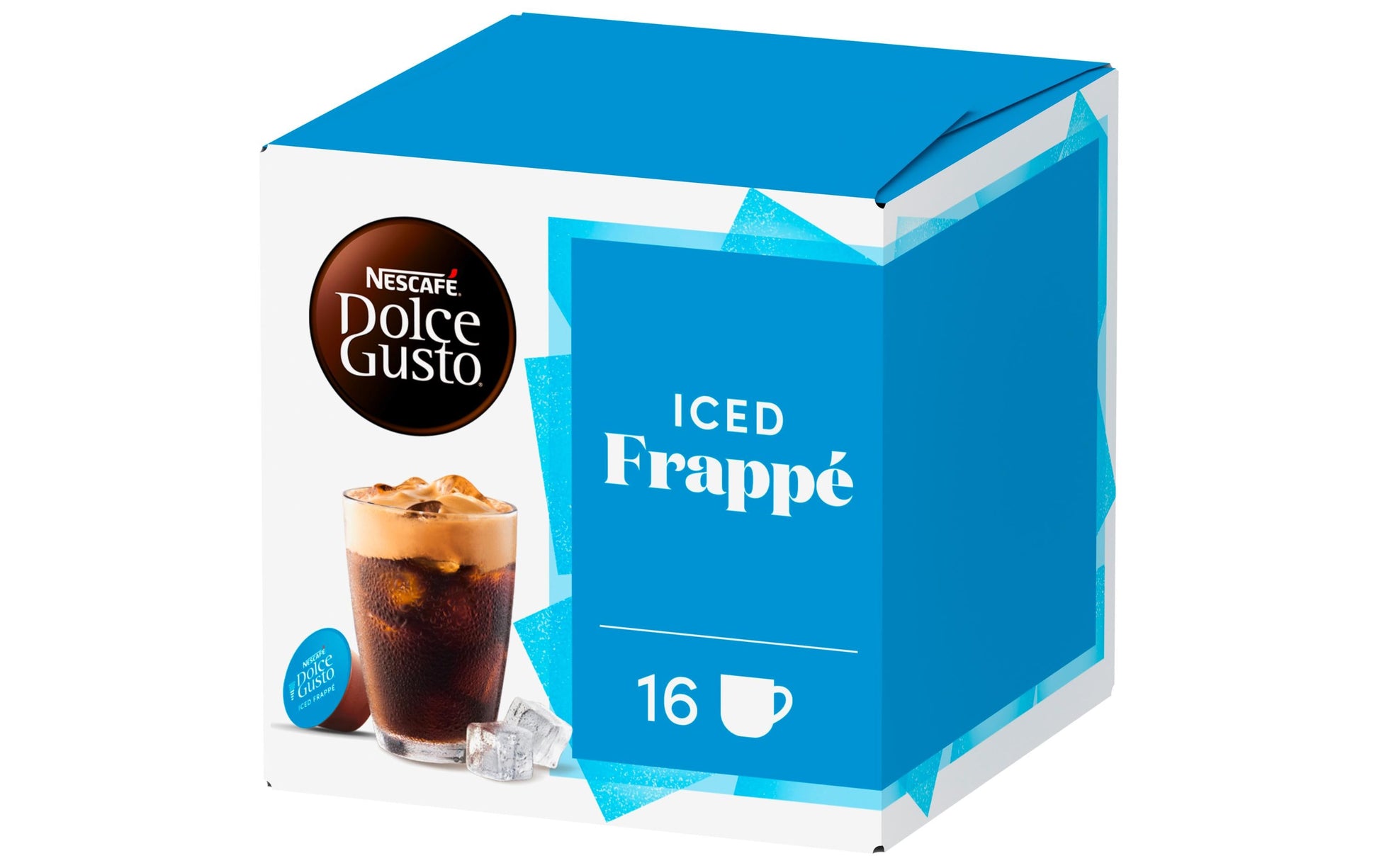 Nescafé Iced Frappe – Kapseln für Dolce Gusto – Caramel, 16 Kapseln
