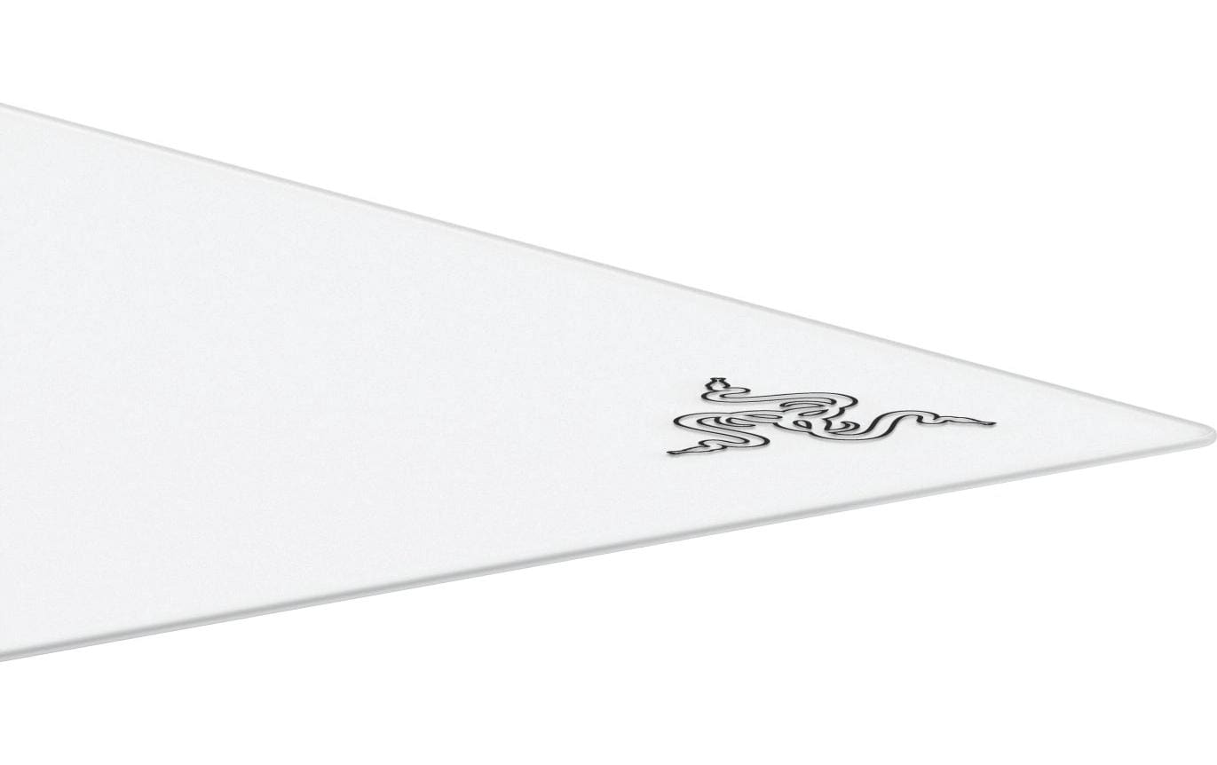 Razer Atlas Pro – Mauspad – 500 × 400 × 1,9 mm, Glas & Gummi, Weiss