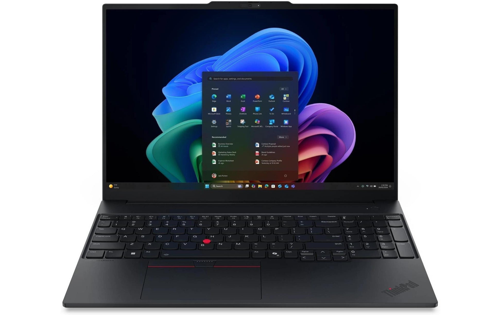 Lenovo ThinkPad E16 G4 – 16" WUXGA, Core Ultra 7 355, 16 GB, 512 GB SSD, Win 11 Pro, QWERTZ (CH)