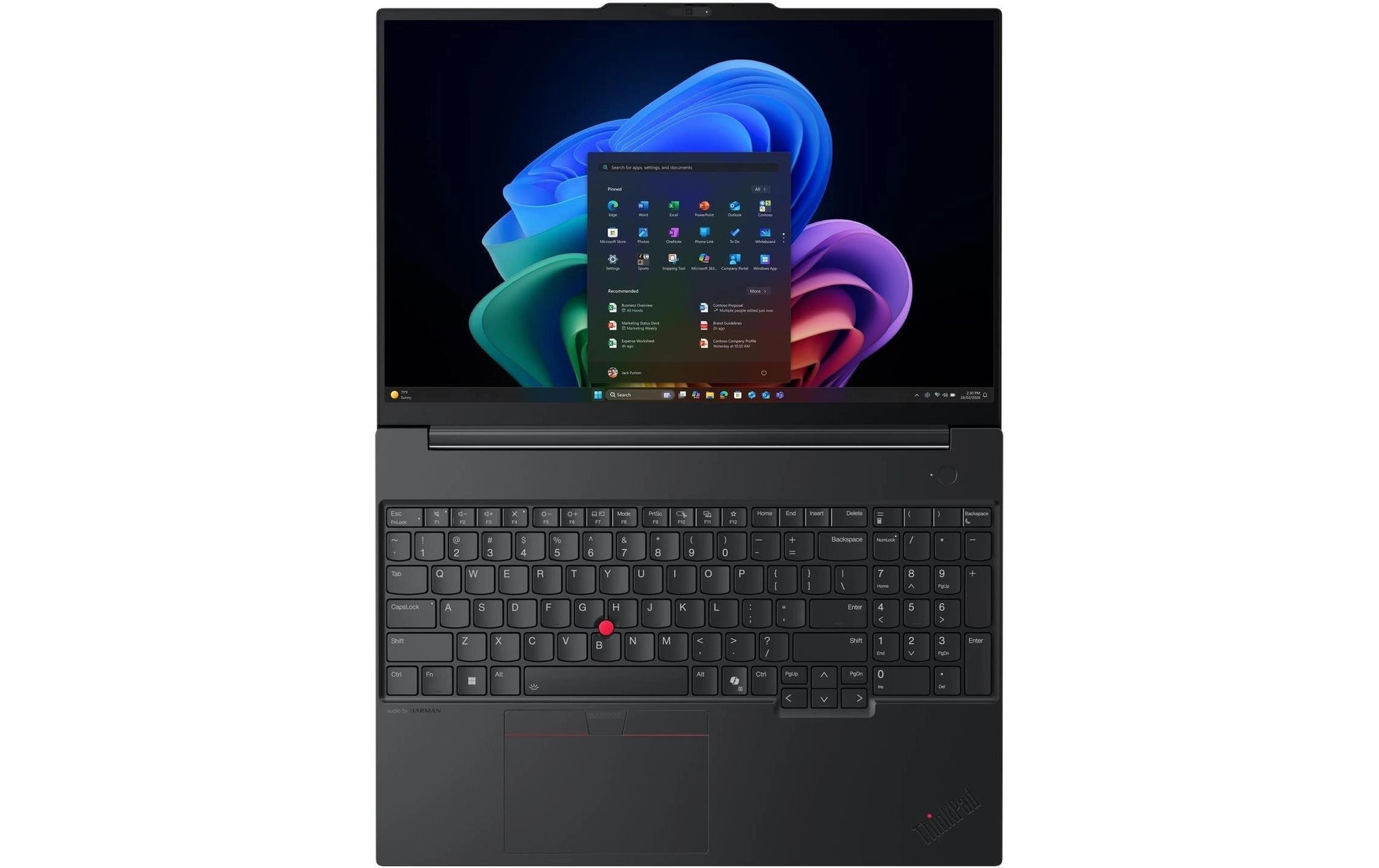 Lenovo ThinkPad E16 G4 – 16" WUXGA, Core Ultra 7 355, 16 GB, 512 GB SSD, Win 11 Pro, QWERTZ (CH)