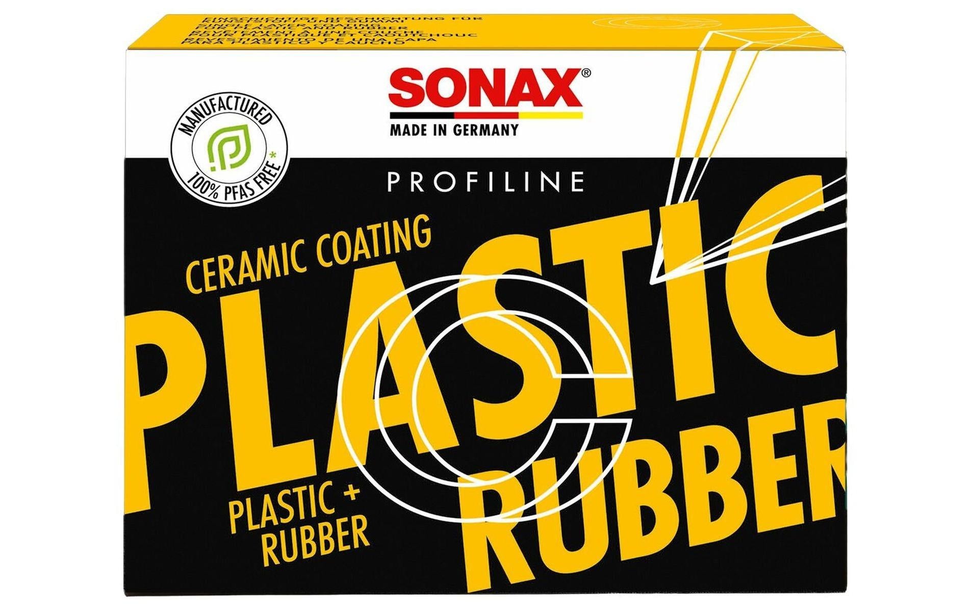 Sonax PROFILINE Schutzbeschichtung – für Kunststoff & Gummi – Si-Carbon-Technologie