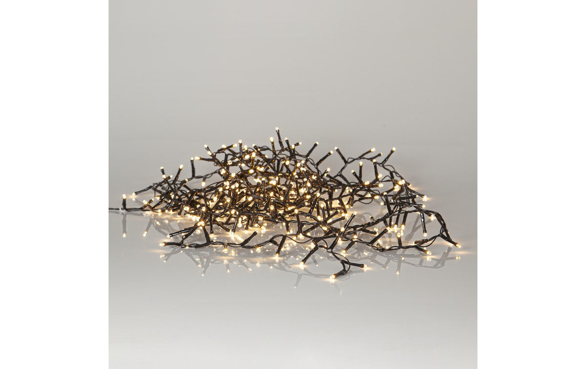 Star Trading Lichterkette – Starterset, 10,8 m, 536 lm, Warmweiss, IP44, Schwarz, 540 LEDs