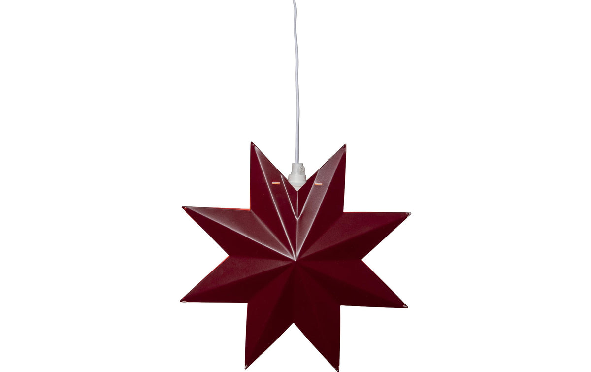 Star trading Hängelampe Classic – E14, 25 W, IP20, 28 cm – Rot