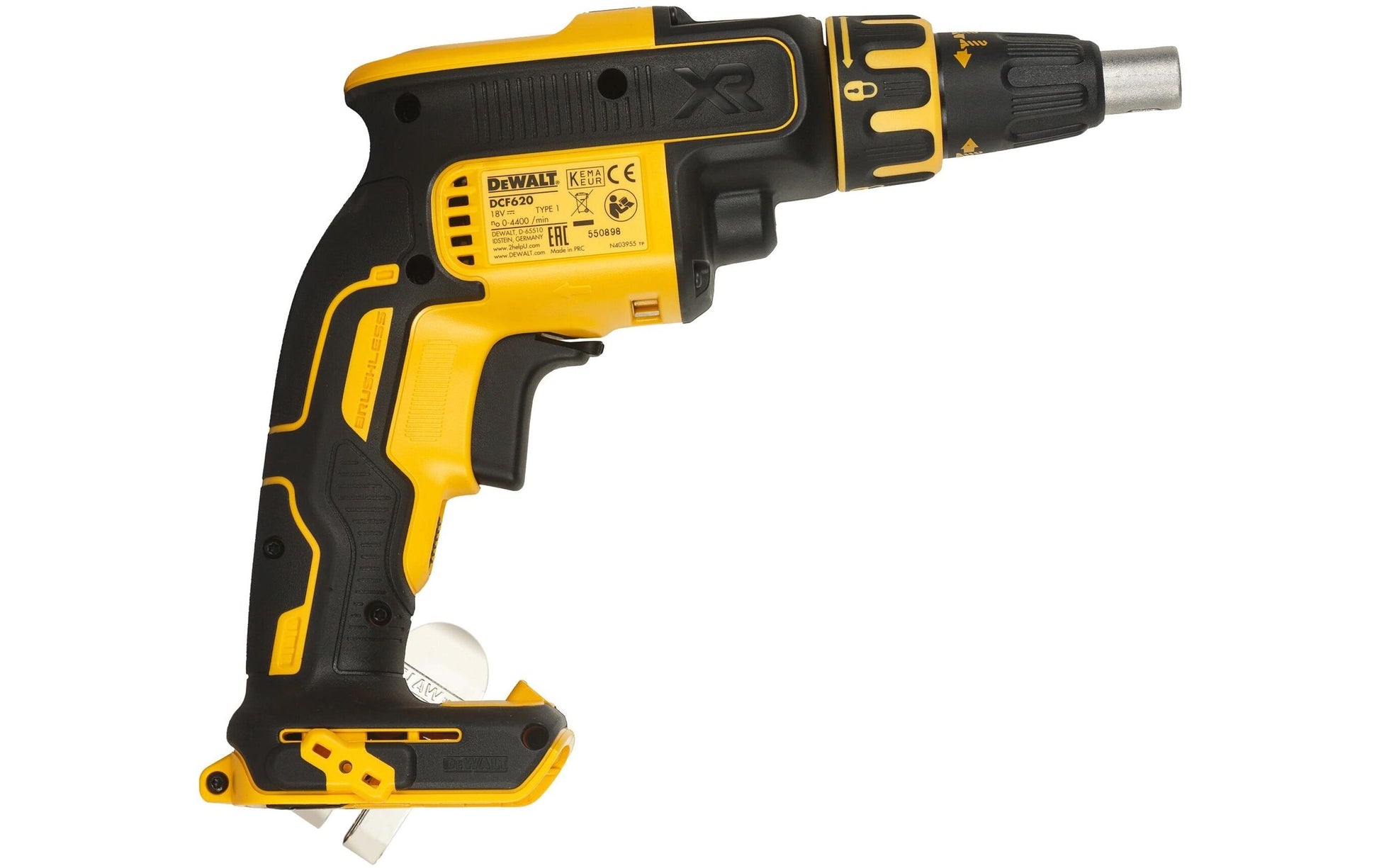 DeWalt Akku-Trockenbauschrauber, bürstenlos – 18 V – 1/4" – 30 Nm – Solo – XR