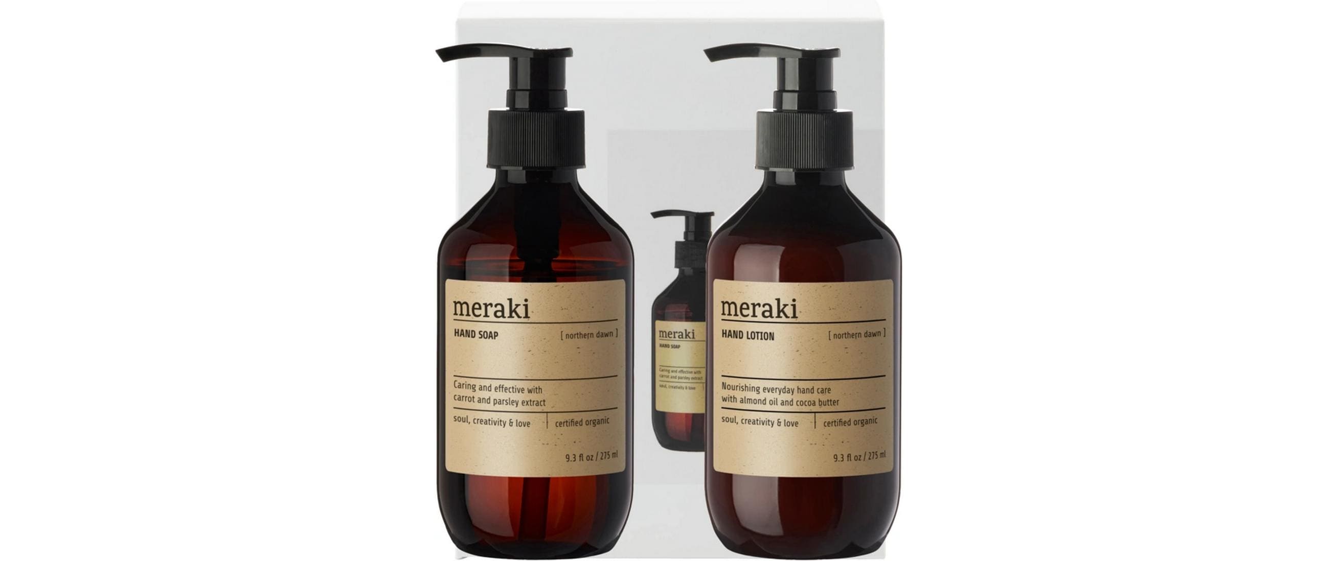 Cisco meraki Geschenkbox Northern Dawn – Handseife & Handlotion – 2 × 275 ml – ECOCERT
