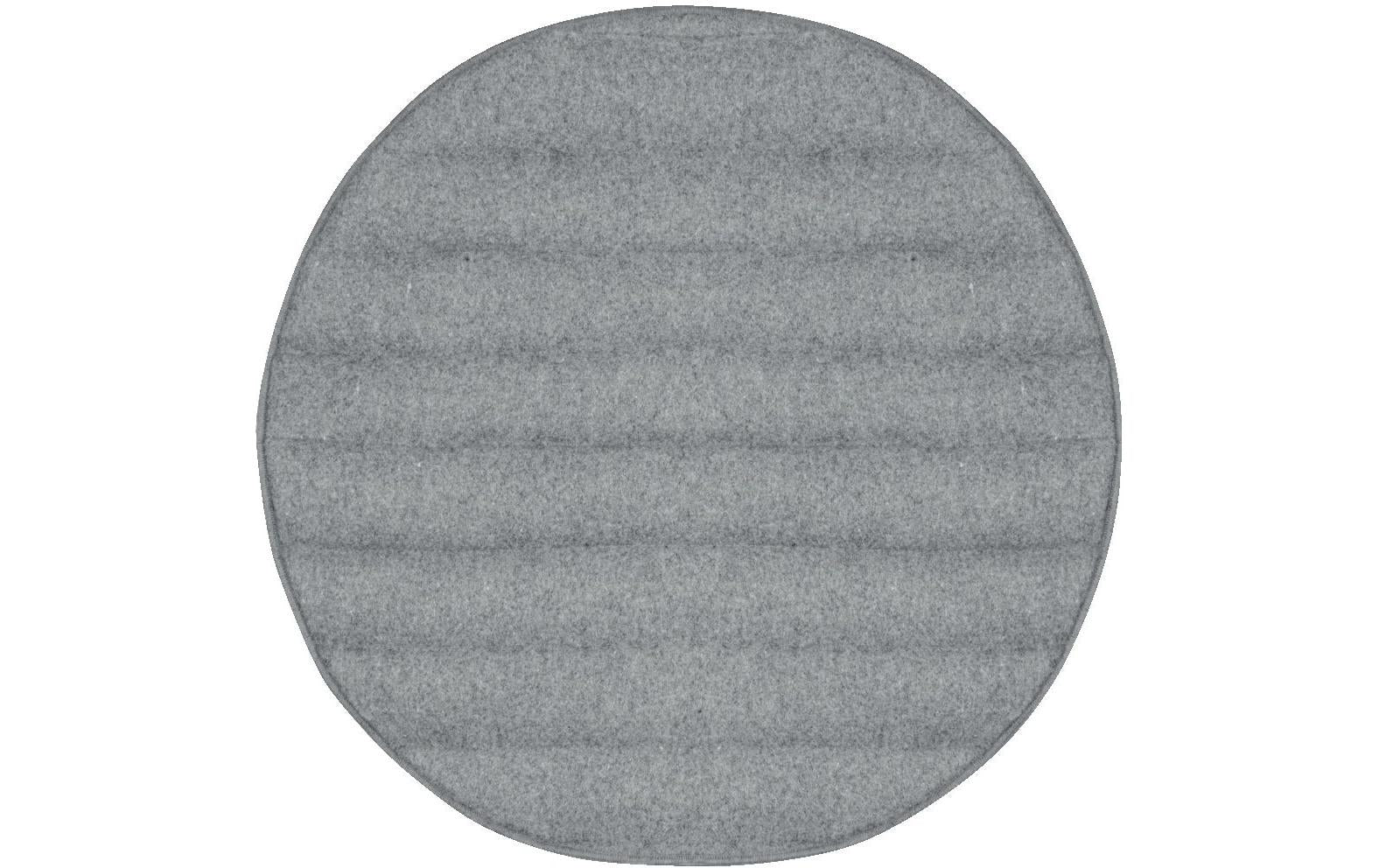 Pad Lamu Sitzkissen – 40 × 40 cm, Wolle/Polyester Bezug, Hellgrau