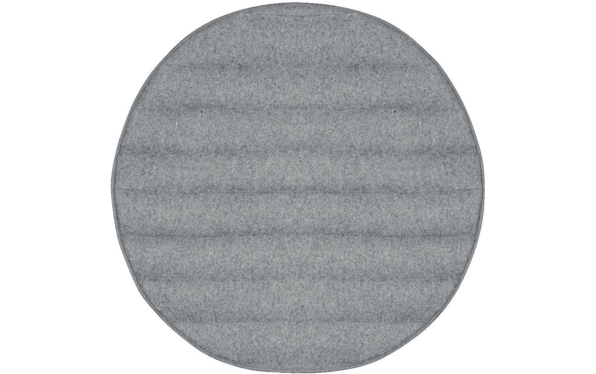 Pad Lamu Sitzkissen – 40 × 40 cm, Wolle/Polyester Bezug, Hellgrau