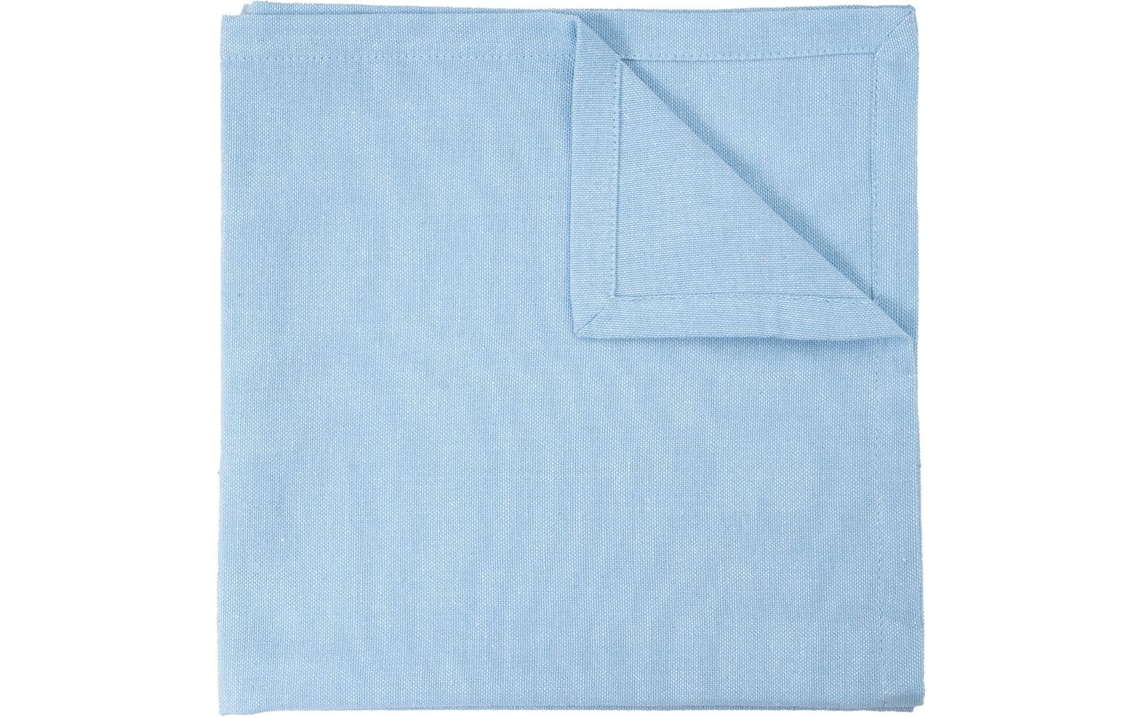 Pad Tischset – Baumwolle, Hellblau, 45 × 45 cm