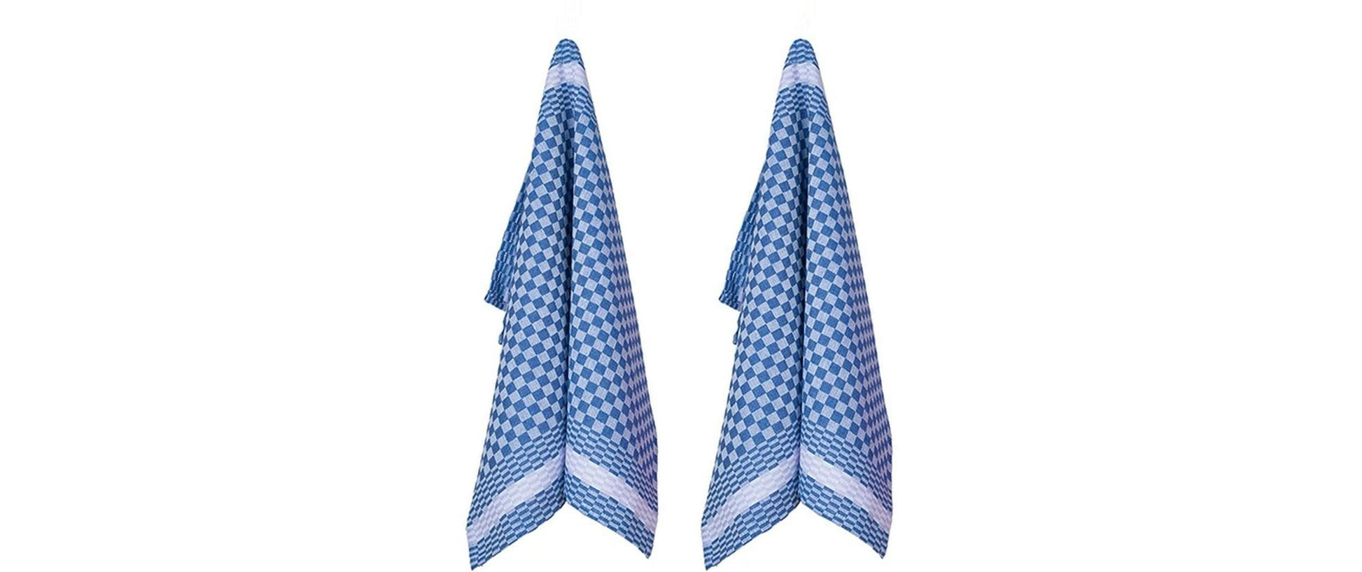 Pad Geschirrtücher 2er-Set, 50 × 70 cm, Baumwolle, Blau