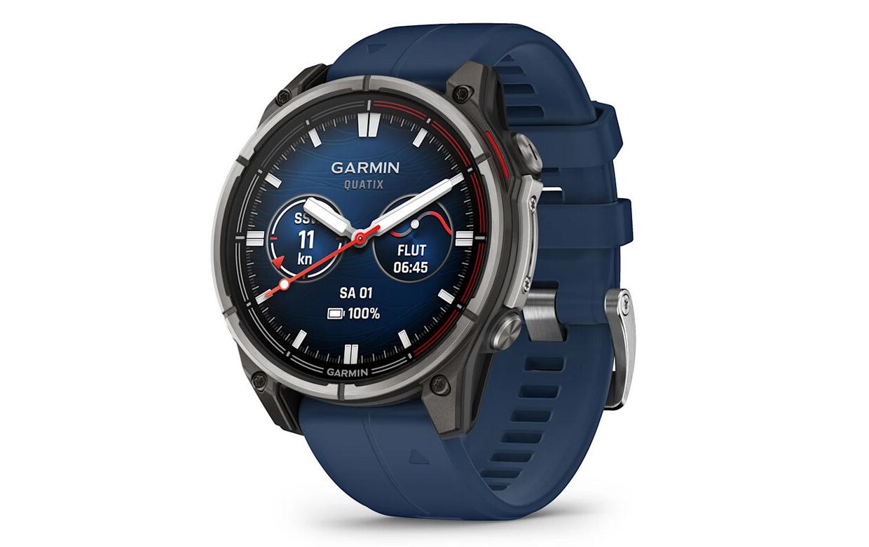 Garmin Quatix 8 47 mm GPS – Schwarz, 100 m, für Android, iOS