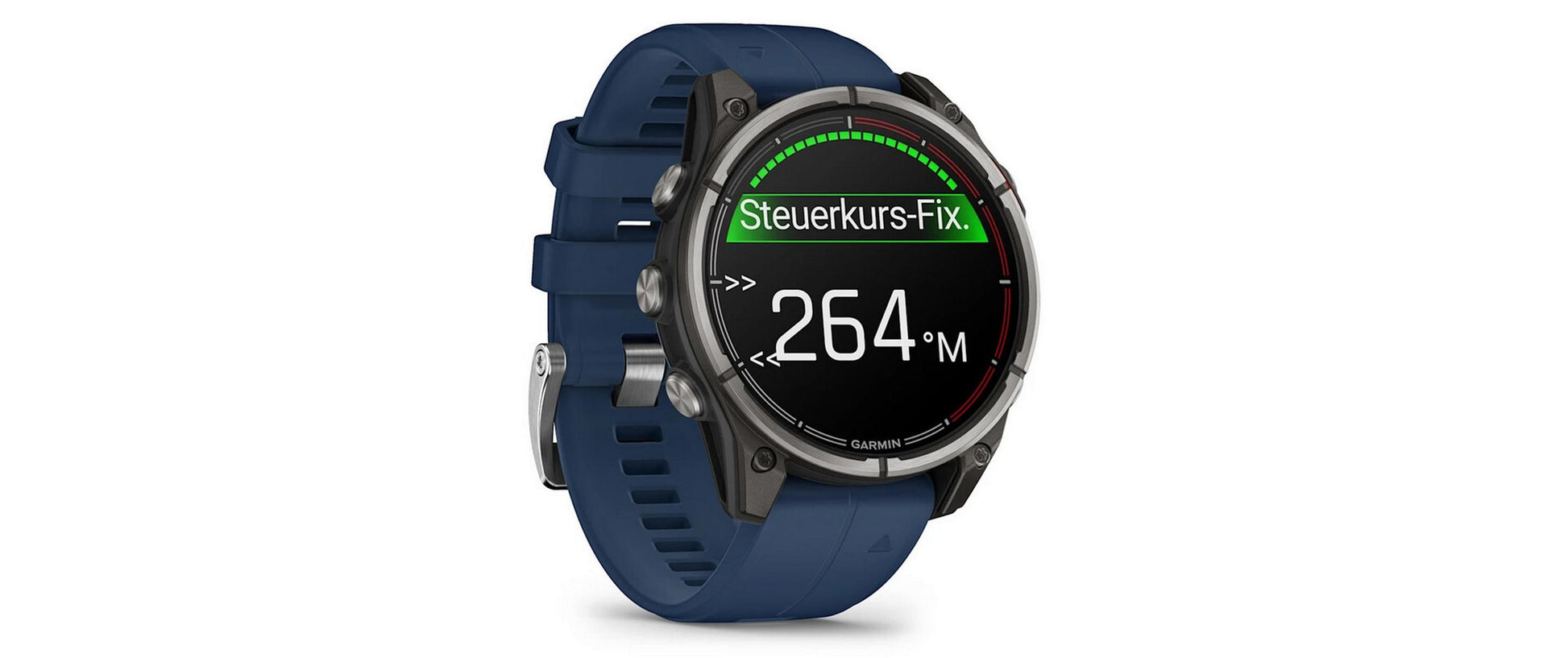 Garmin Quatix 8 47 mm GPS – Schwarz, 100 m, für Android, iOS