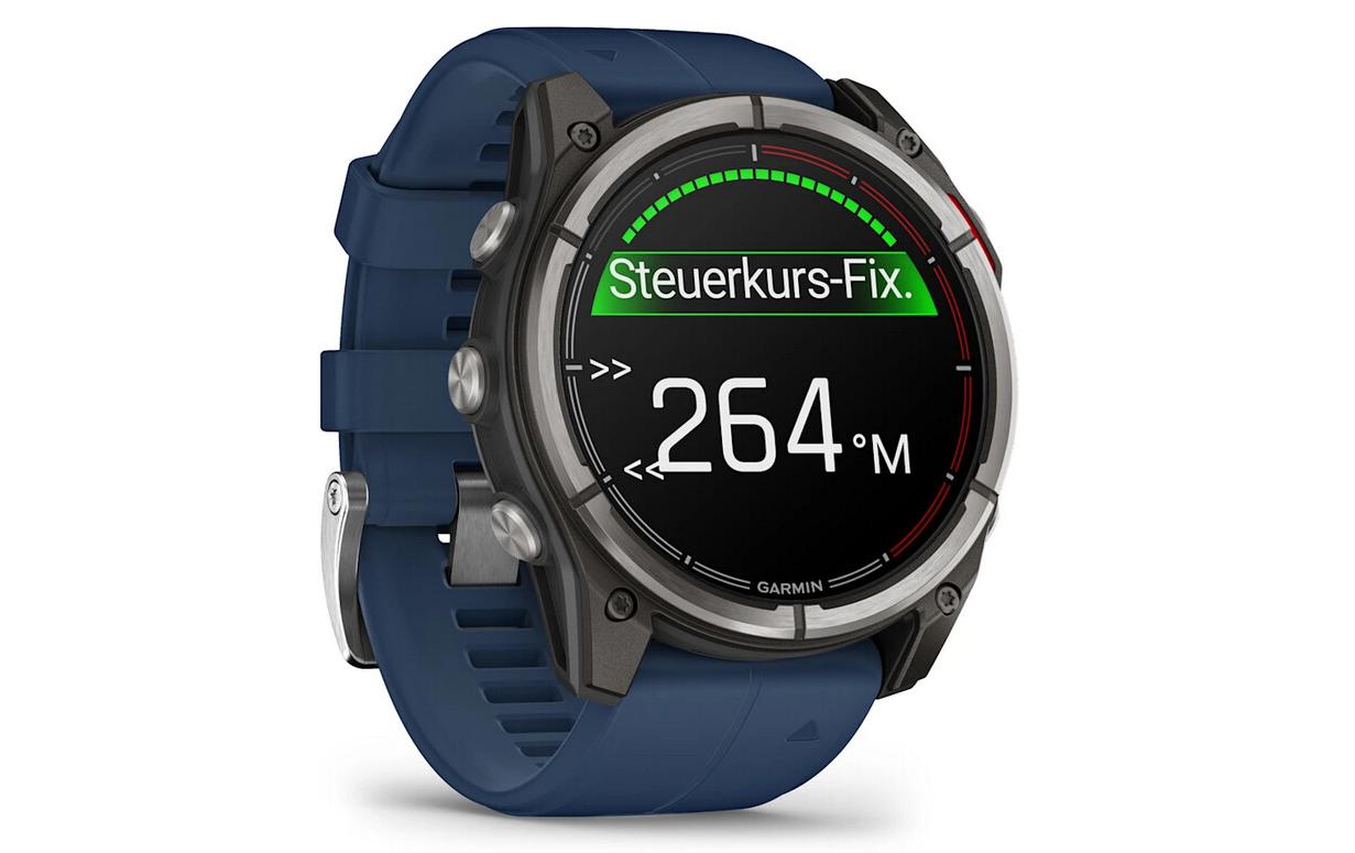 Garmin Quatix 8 51 mm GPS – Titan, 100 m, für Android, iPhone