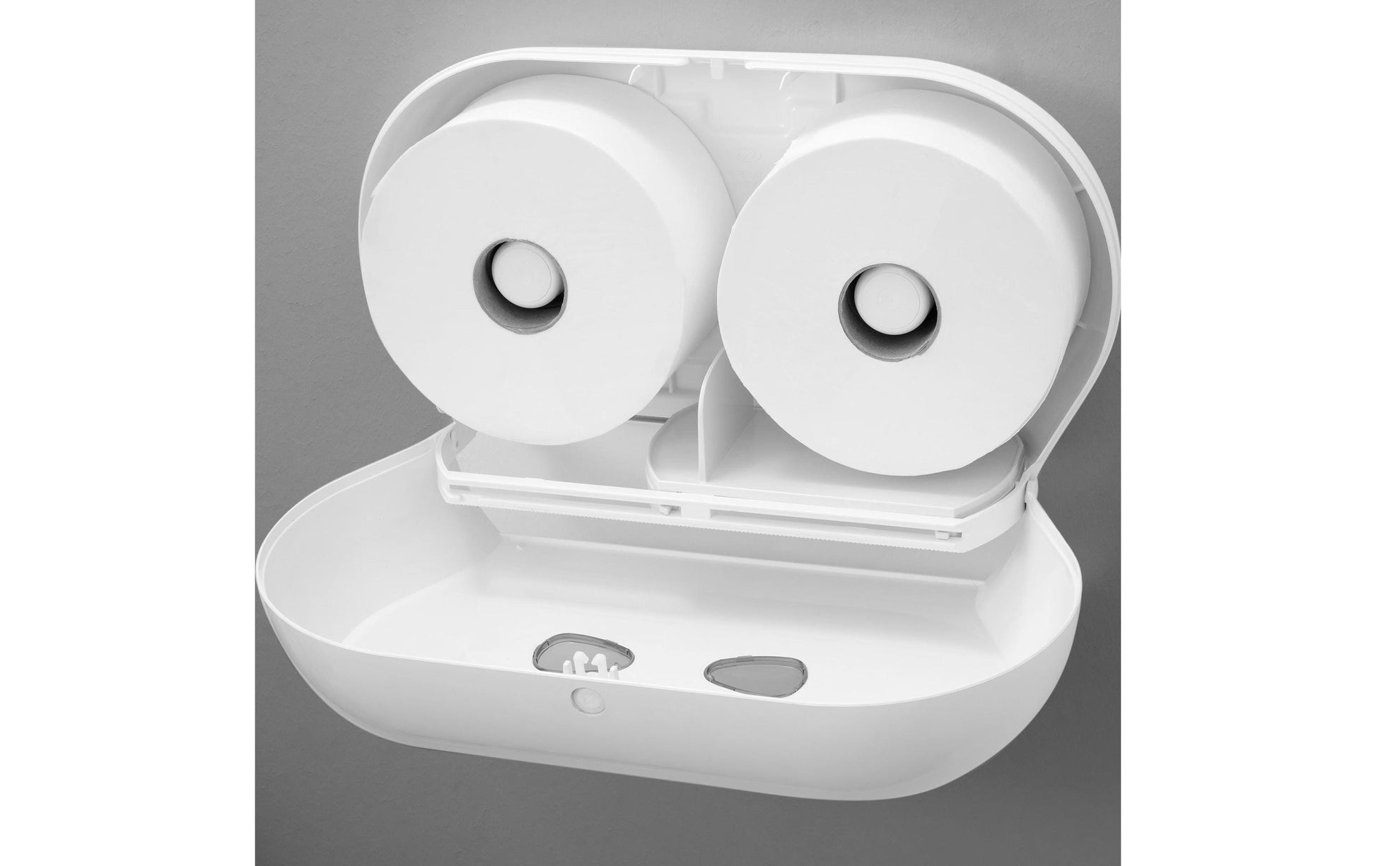Clear+ by cws Toilettenpapier Mini Jumbo – 2-lagig – 12 Rollen