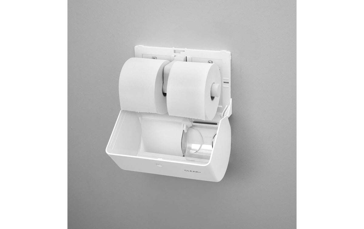 Clear+ by cws Standard Toilettenpapier Rollen – 2-lagig – 64 Rollen