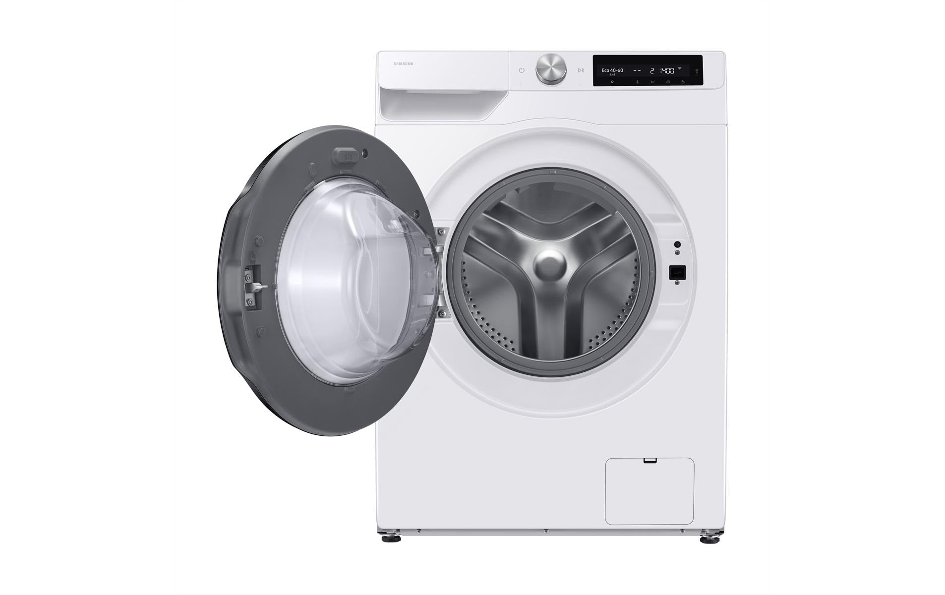 Samsung Waschtrockner WD90HG6U94BEU5 – 9 kg Waschen, 6 kg Trocknen, WLAN & Wasserschutzsystem – Schwarz/Weiss