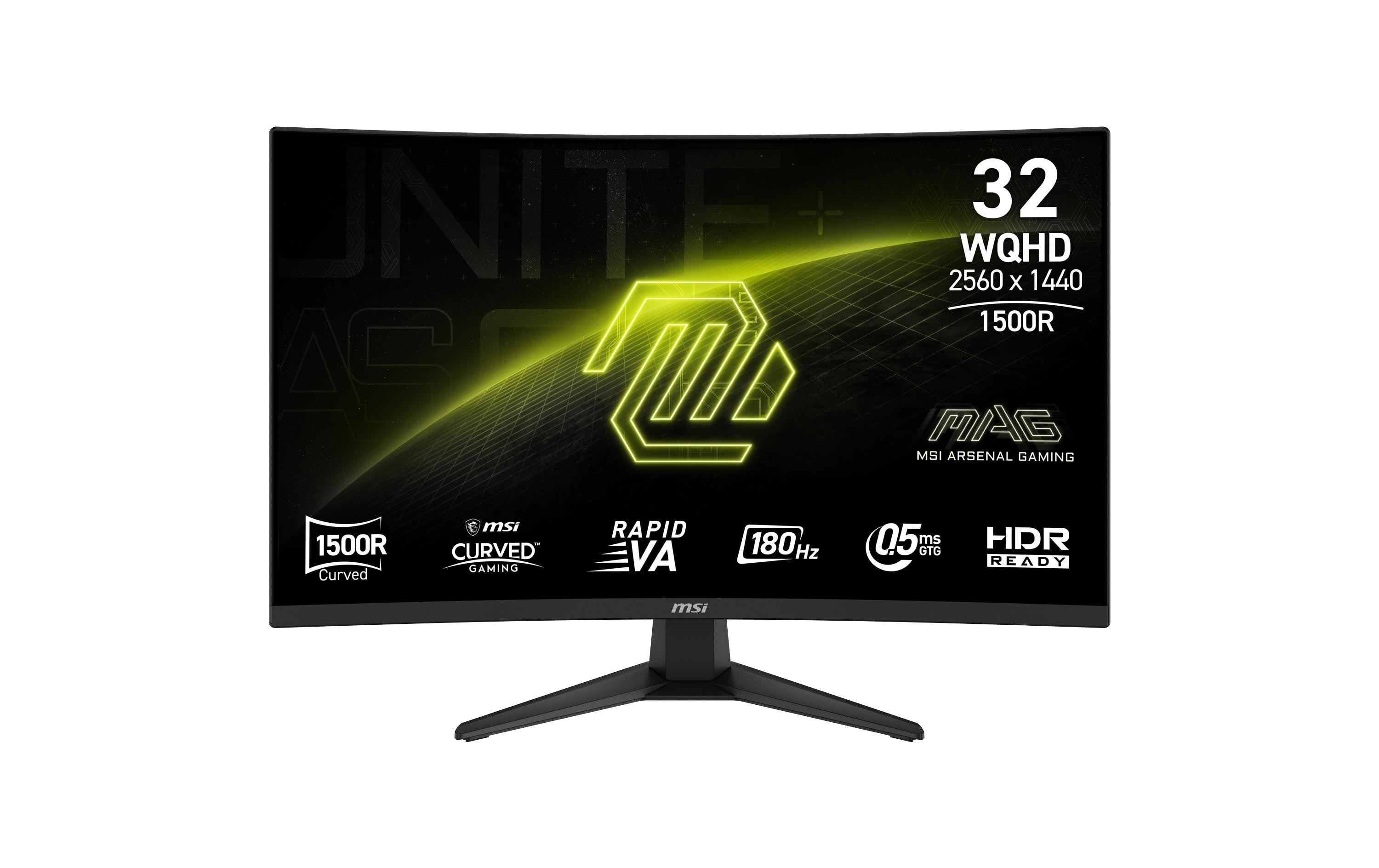 MSI MAG 321CQFDE E18 – 31,5", 2560 × 1440 (WQHD), VA, 180 Hz