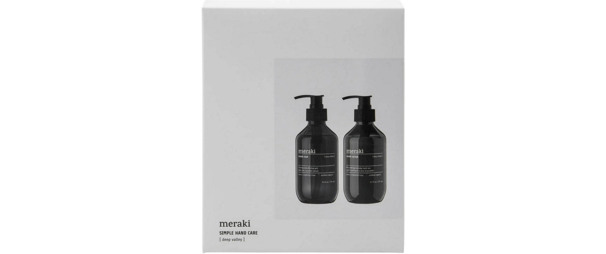 Cisco Meraki Geschenkbox Deep Valley – Handseife 275 ml, Handlotion 275 ml – 2er Set