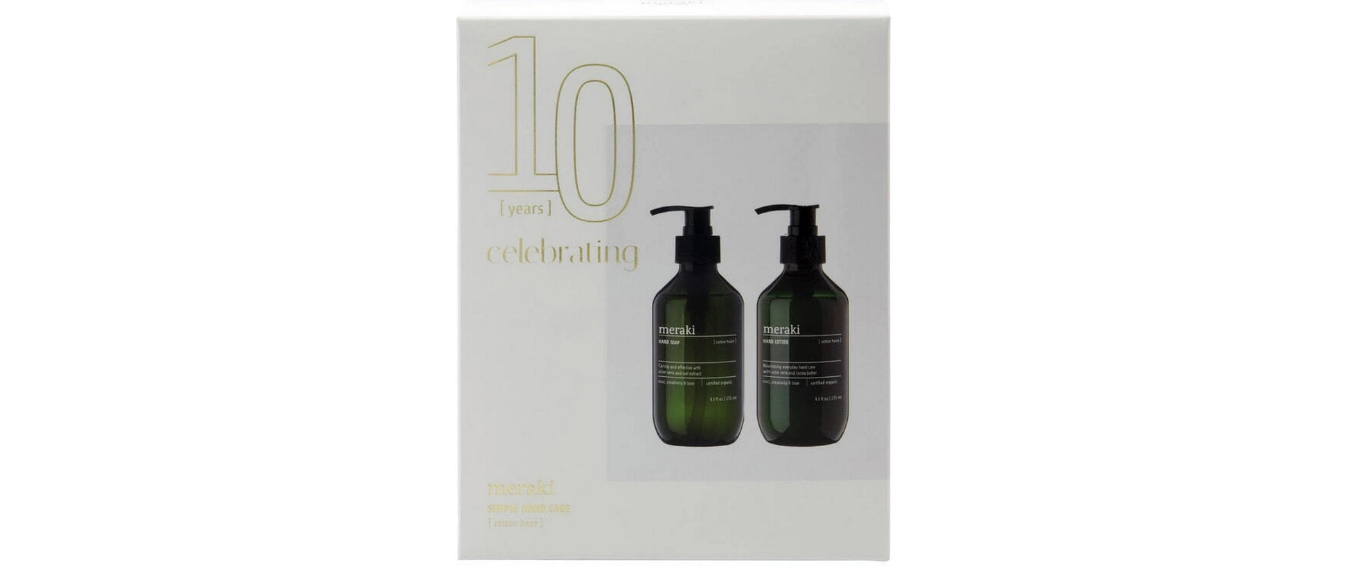 Cisco meraki Geschenkbox Cotton Haze – Handseife 275 ml, Handlotion 275 ml – 2er Set