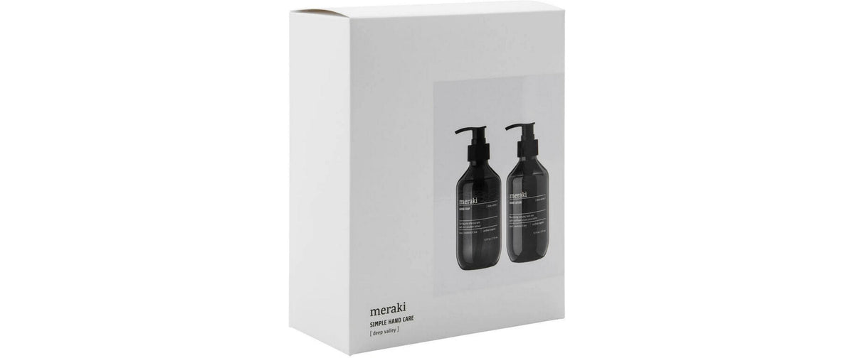 Cisco Meraki Geschenkbox Deep Valley – Handseife 275 ml, Handlotion 275 ml – 2er Set