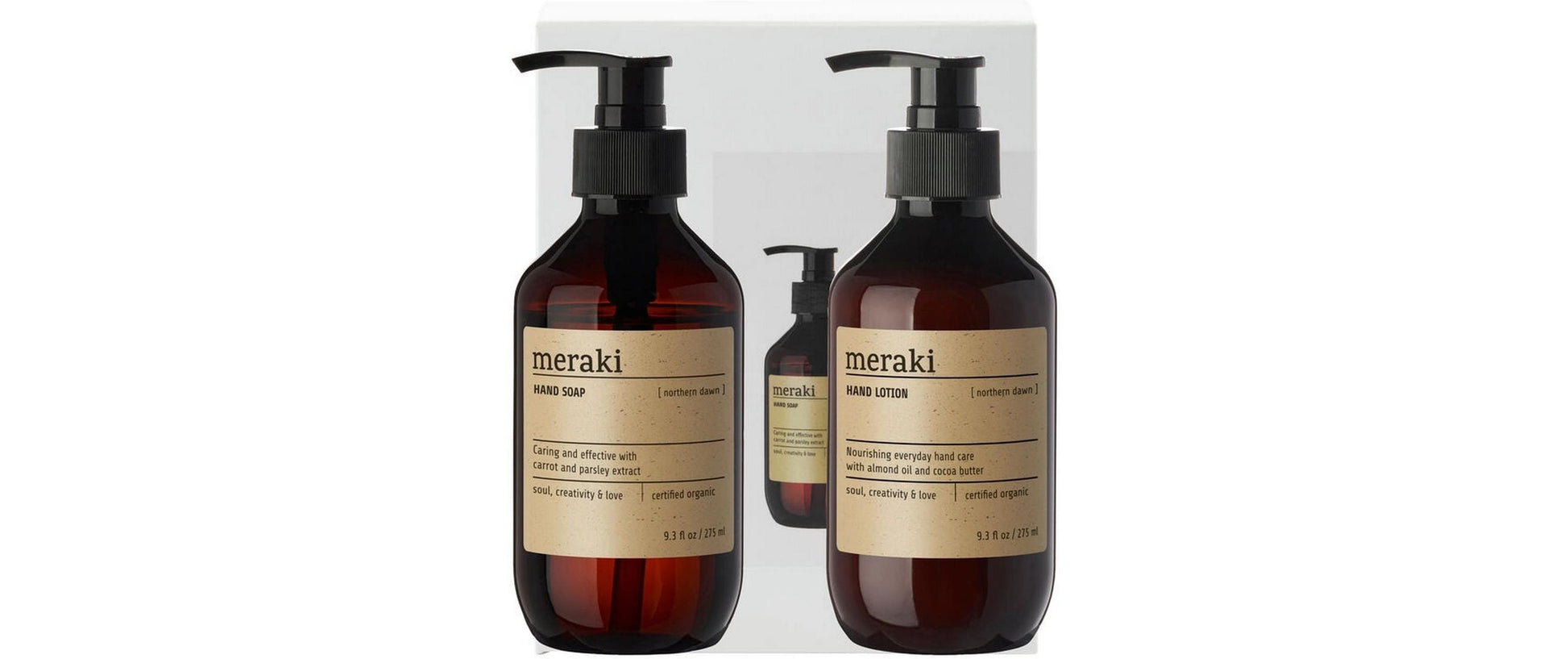 Cisco meraki Geschenkbox Northern Dawn – Handseife & Handlotion – 2 × 275 ml – ECOCERT
