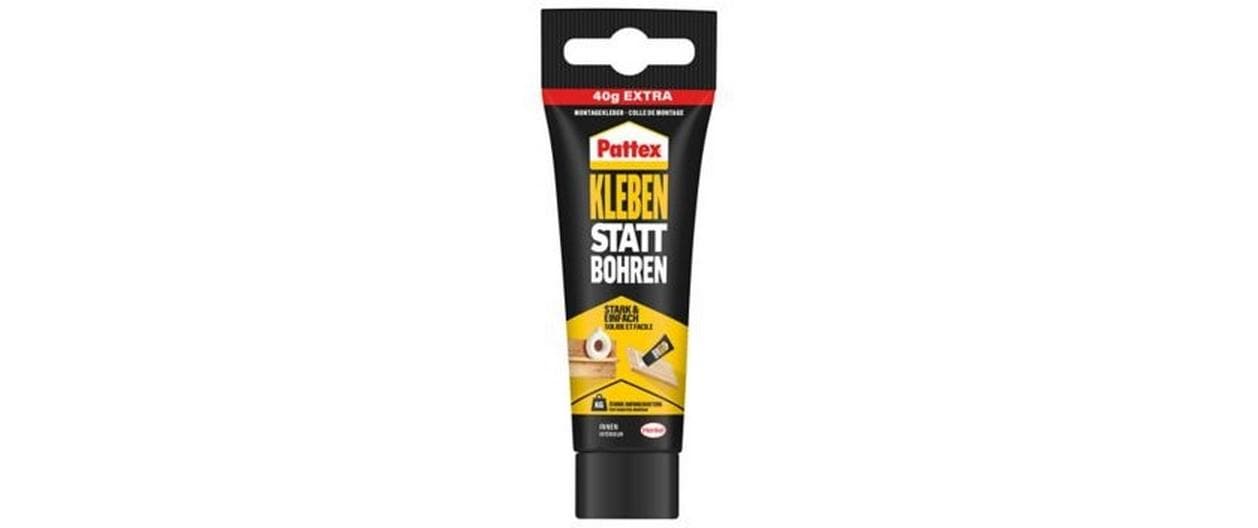 Pattex Montagekleber KSB – weiss – 90 ml – für Beton, Holz, Stein