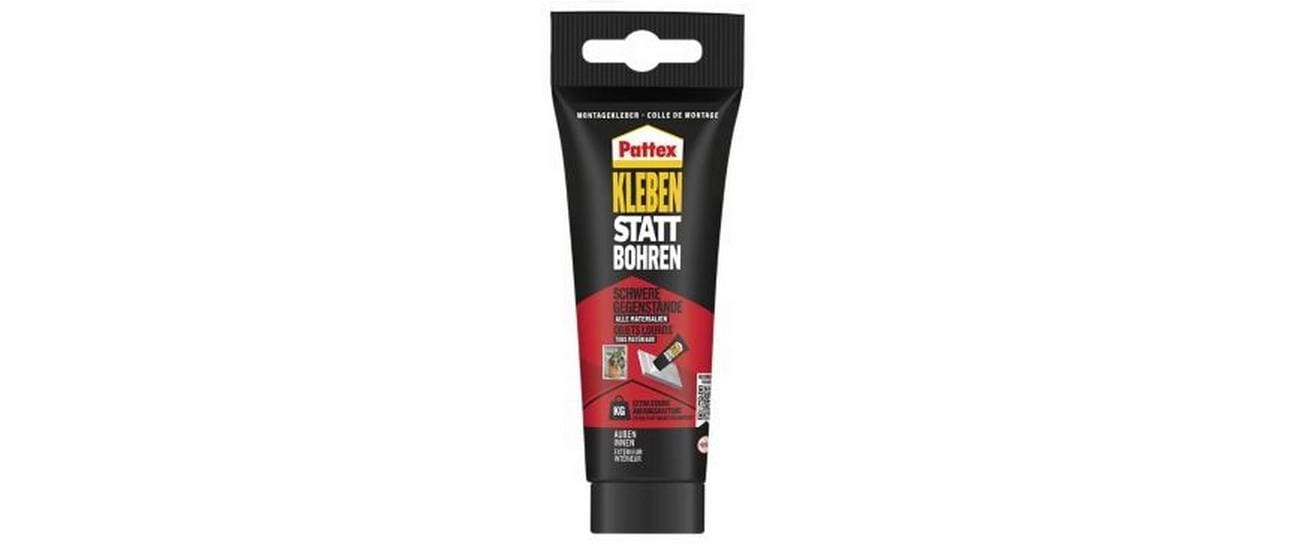Pattex Montagekleber Tube – weiss – 340 g – für Beton, Fliesen, Gips