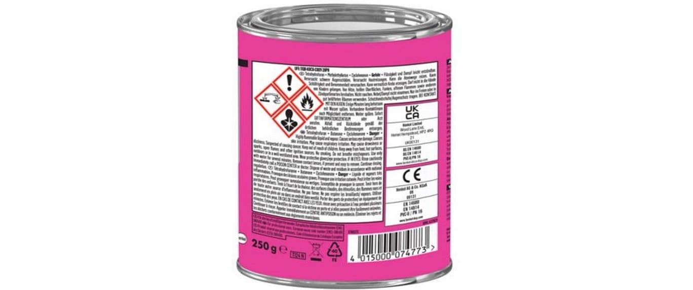 Tangit Kontaktkleber Dose – transparent – 250 g – für Kunststoff, PVC