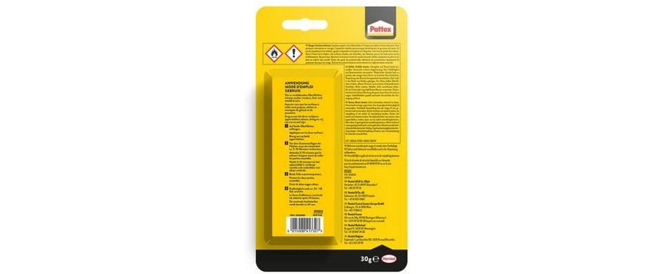Pattex Spezialkleber – transparent – 30 ml – für Kunststoff, Glas, Keramik