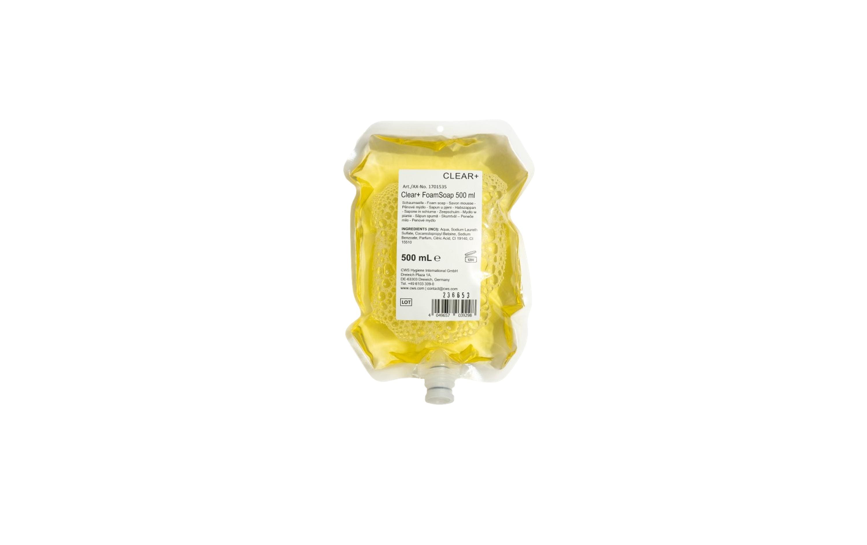 Clear+ by cws Schaumseife – Zitrus – 6 × 500 ml