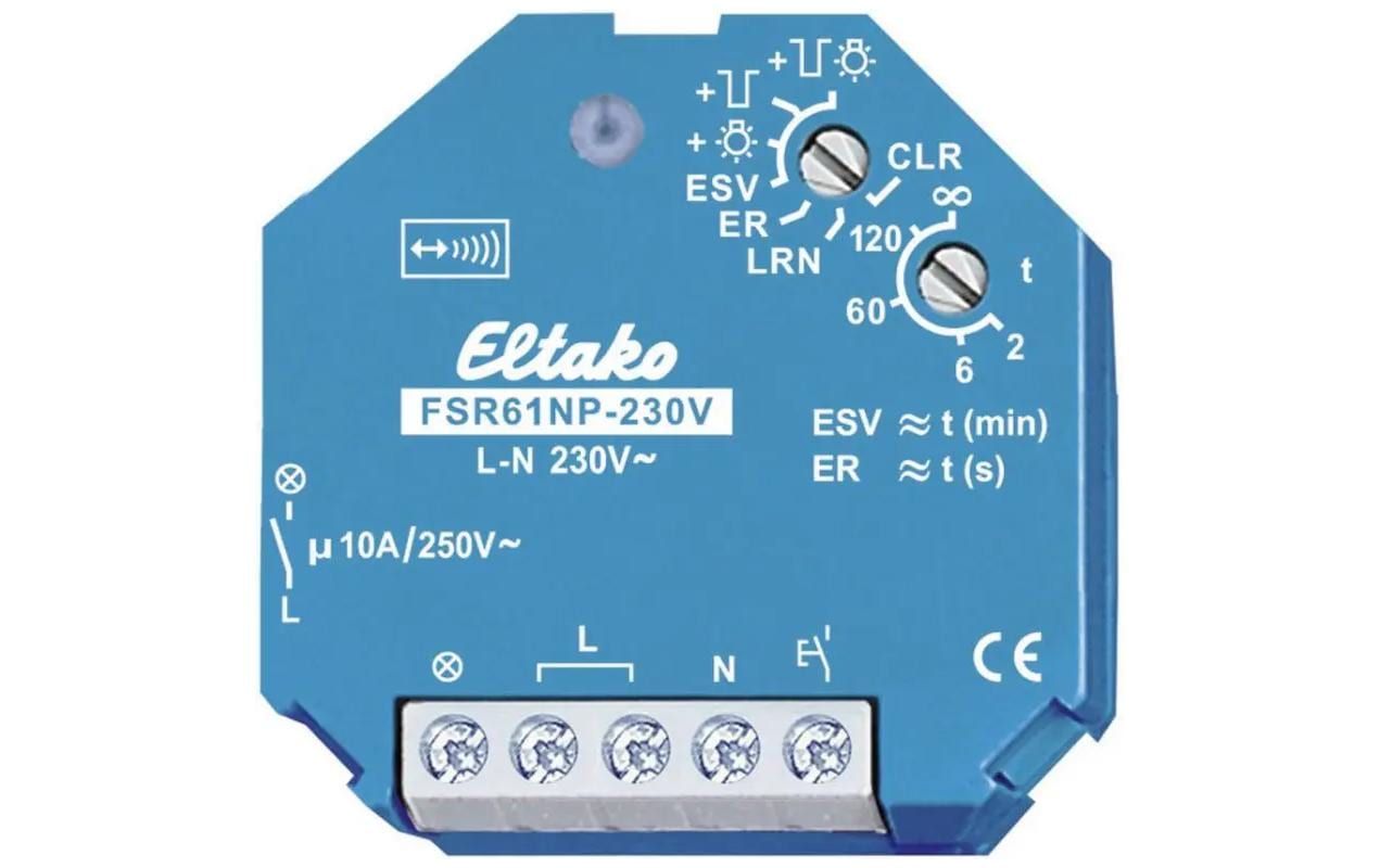 Eltako FSR61NP-230V – Zubehör – Schaltaktor, 1× Schliesser, enOcean