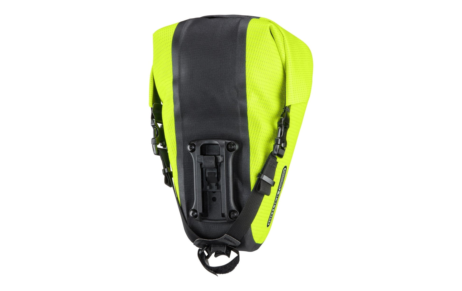 Ortlieb Satteltasche High-Vis – für Sattel/Sattelstütze – Grösse S – Neongelb/Schwarz