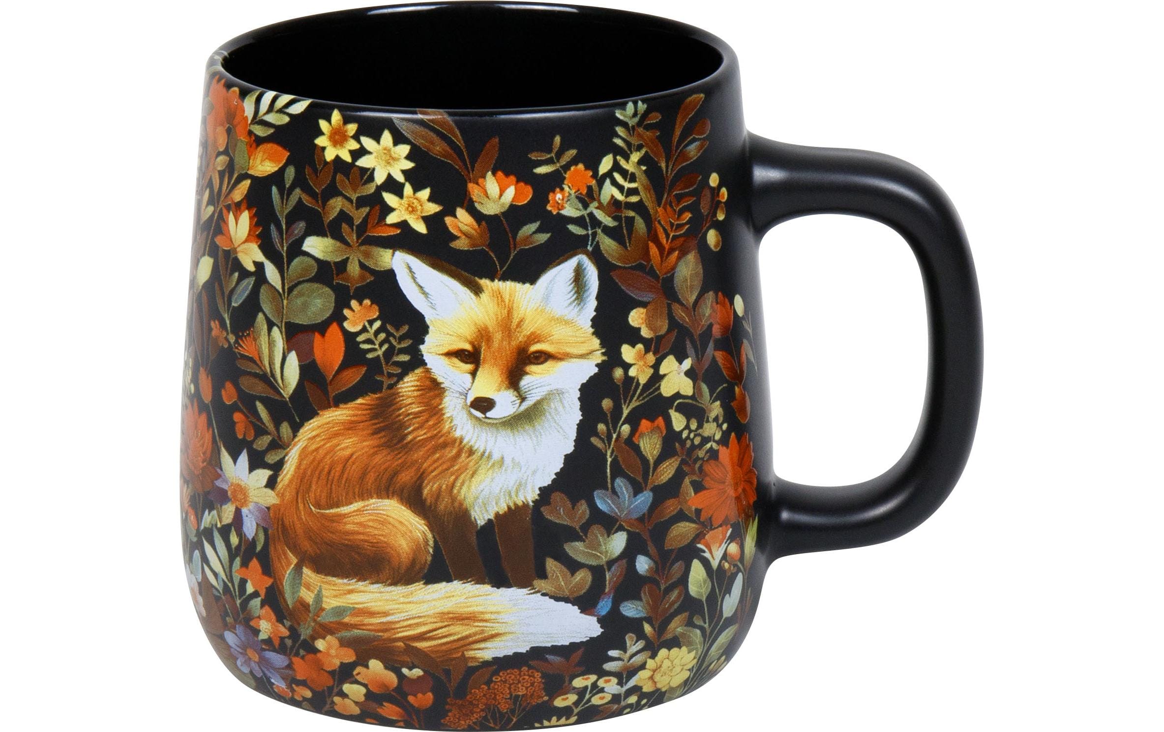 Könitz Porzellan Könitz Kaffeebecher Forest Wildlife – 395 ml, Ø 8,0 cm, New Bone China
