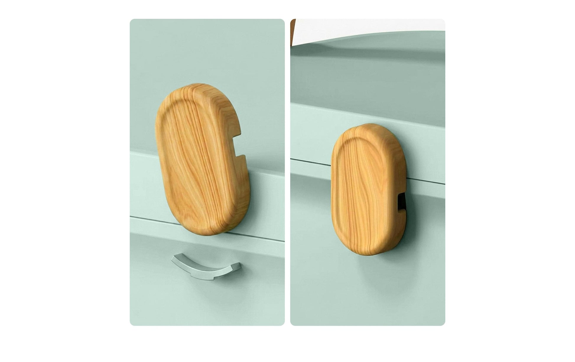 Relaxdays Aufbewahrungsbox – Kunststoff – Grün/Hellbraun – 280 × 180 × 200 mm