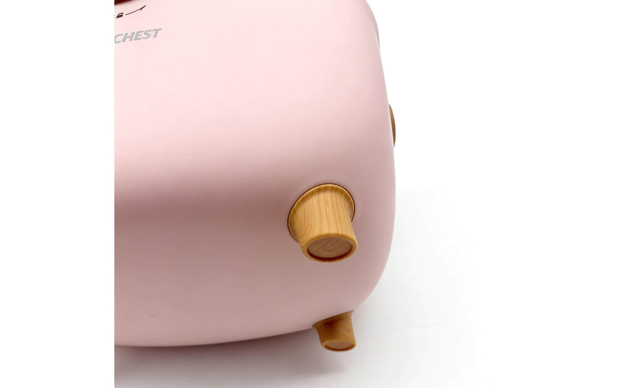 Relaxdays Aufbewahrungsbox – Kunststoff – Rosa – 280 × 180 × 200 mm