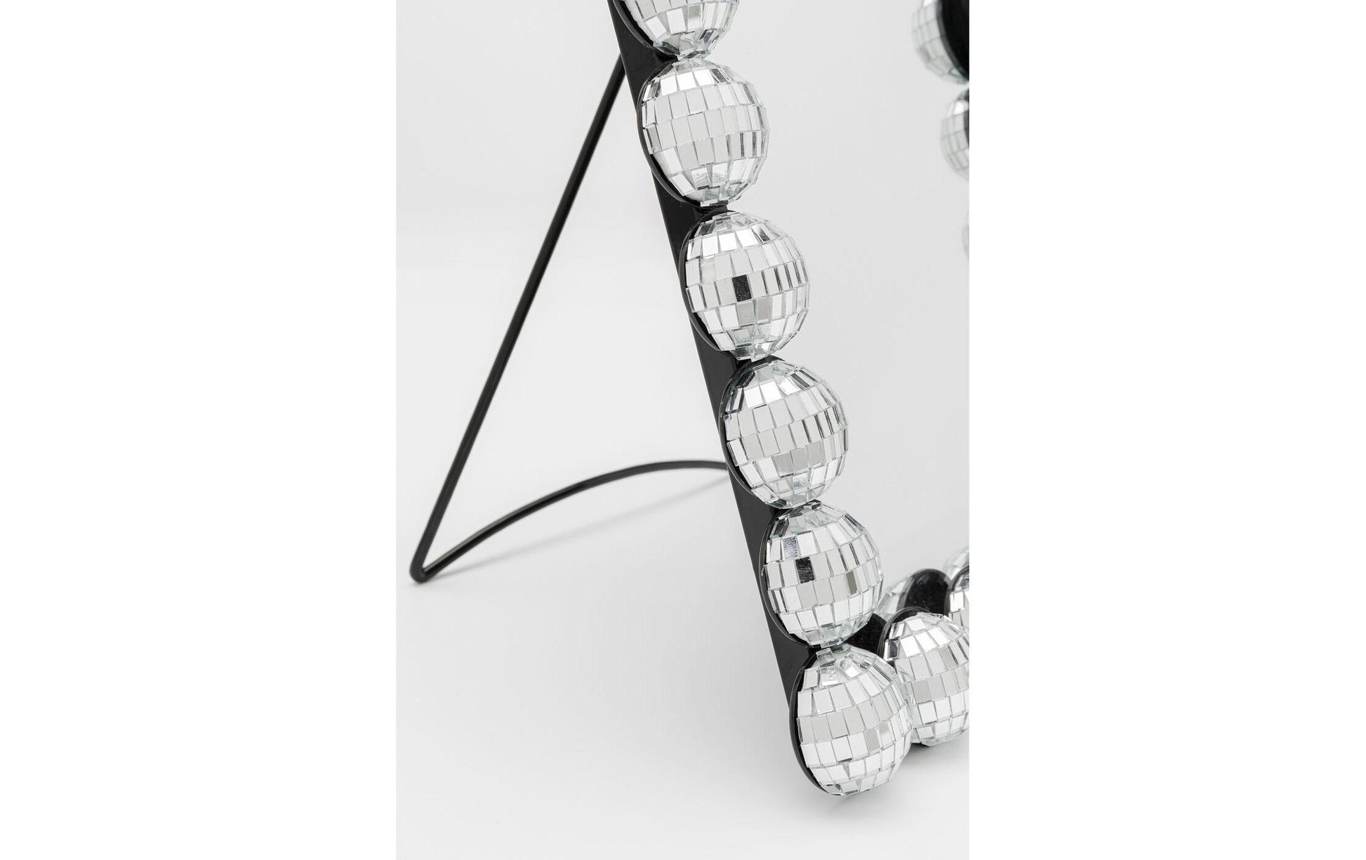 KARE Design Tischspiegel Disco Balls Square – 19×4×25 cm, Glas/Stahl, freistehend, Silber