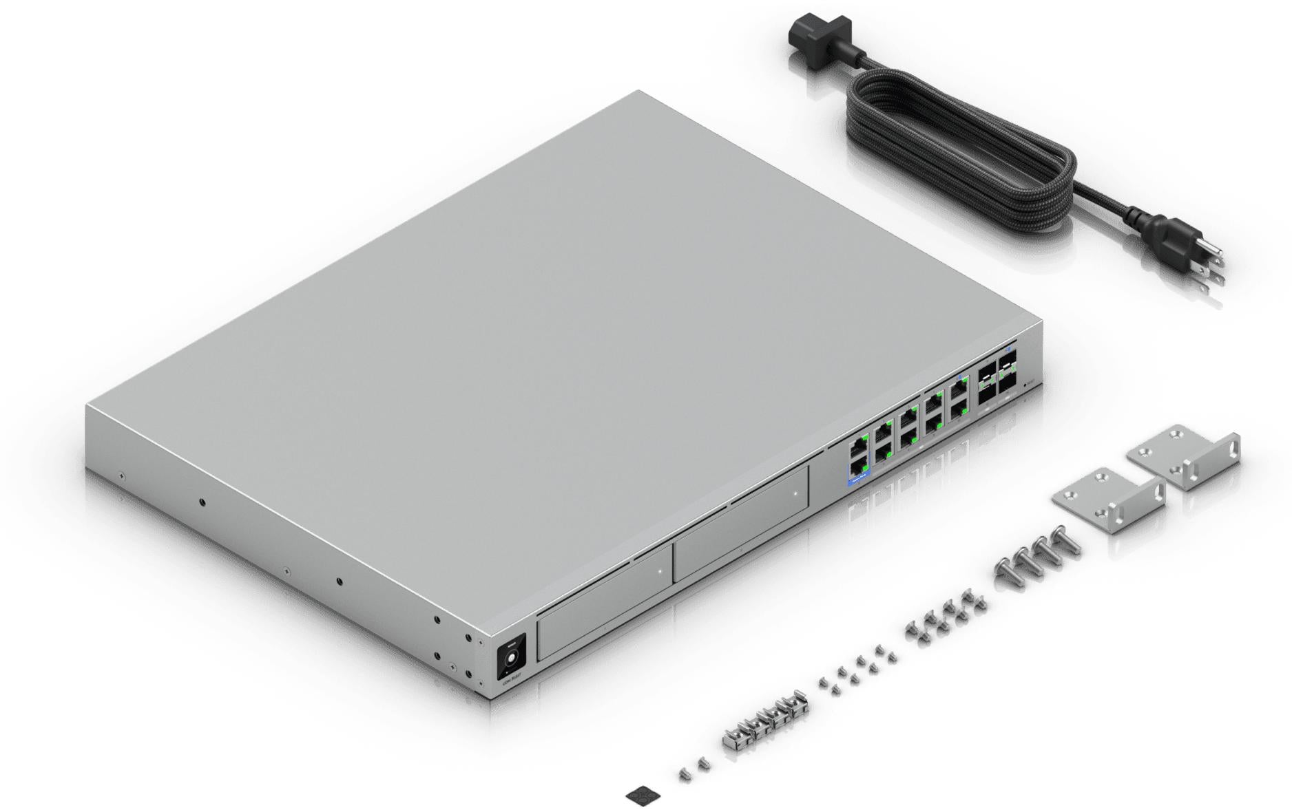 Ubiquiti UniFi UDM-BEAST – Sicherheits-Gateway & NVR-Appliance, 3,5" HDD-Schacht, Dual-WAN