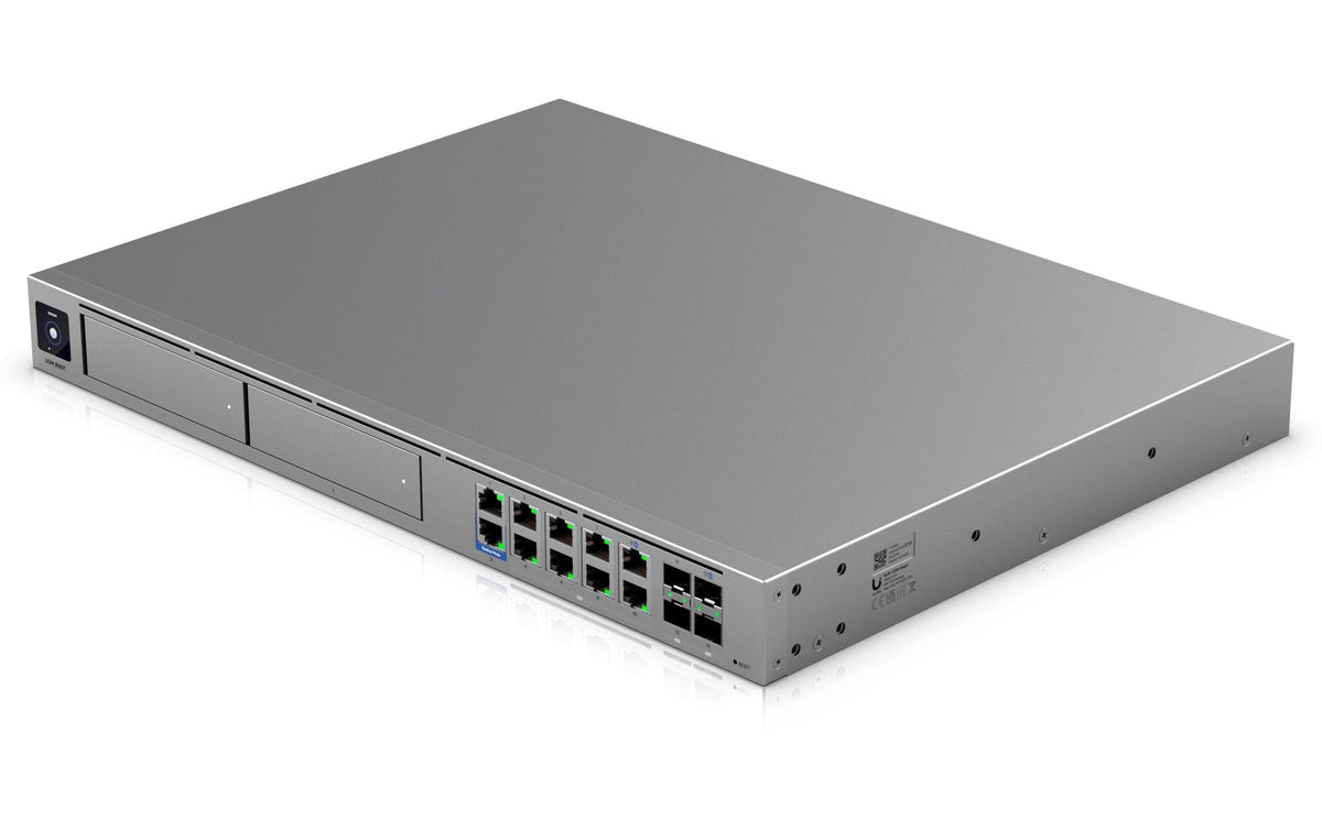 Ubiquiti UniFi UDM-BEAST – Sicherheits-Gateway & NVR-Appliance, 3,5" HDD-Schacht, Dual-WAN